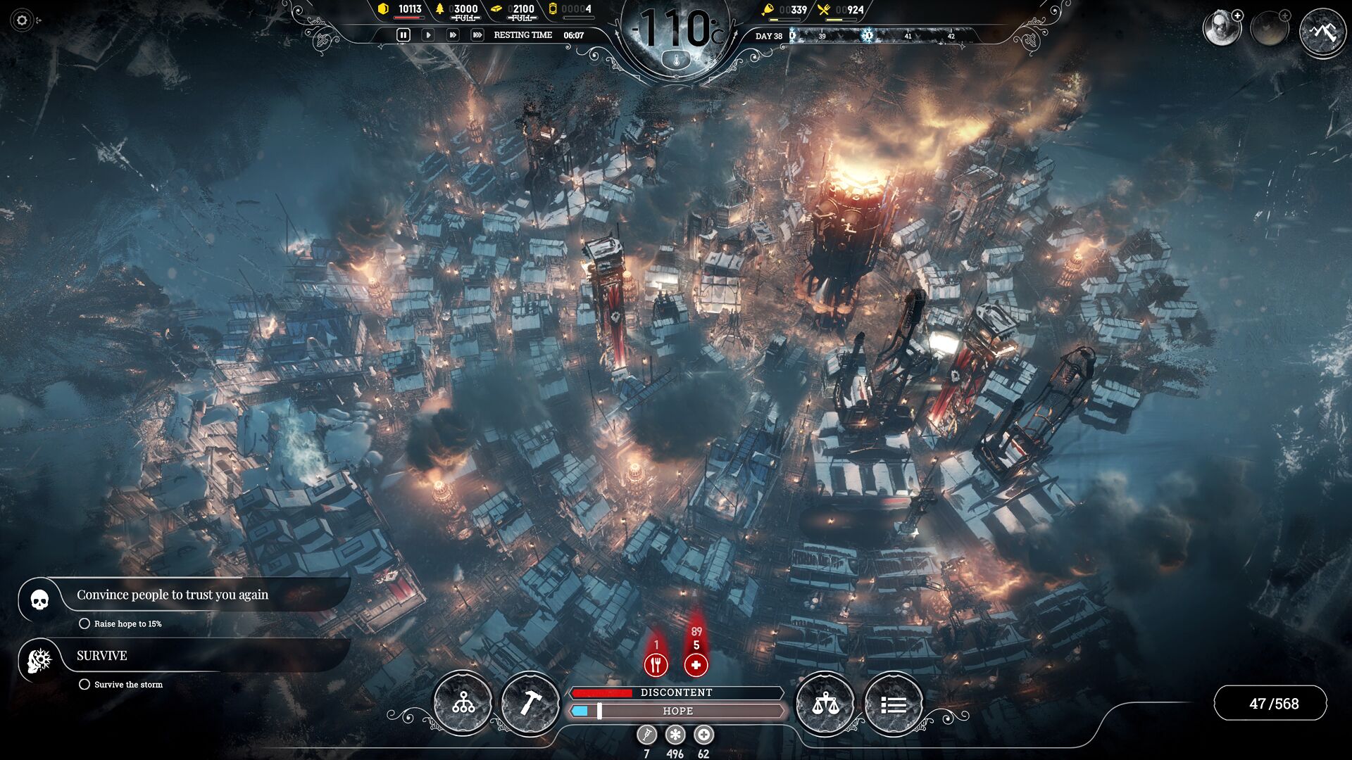 Frostpunk oyun içi görsel 3