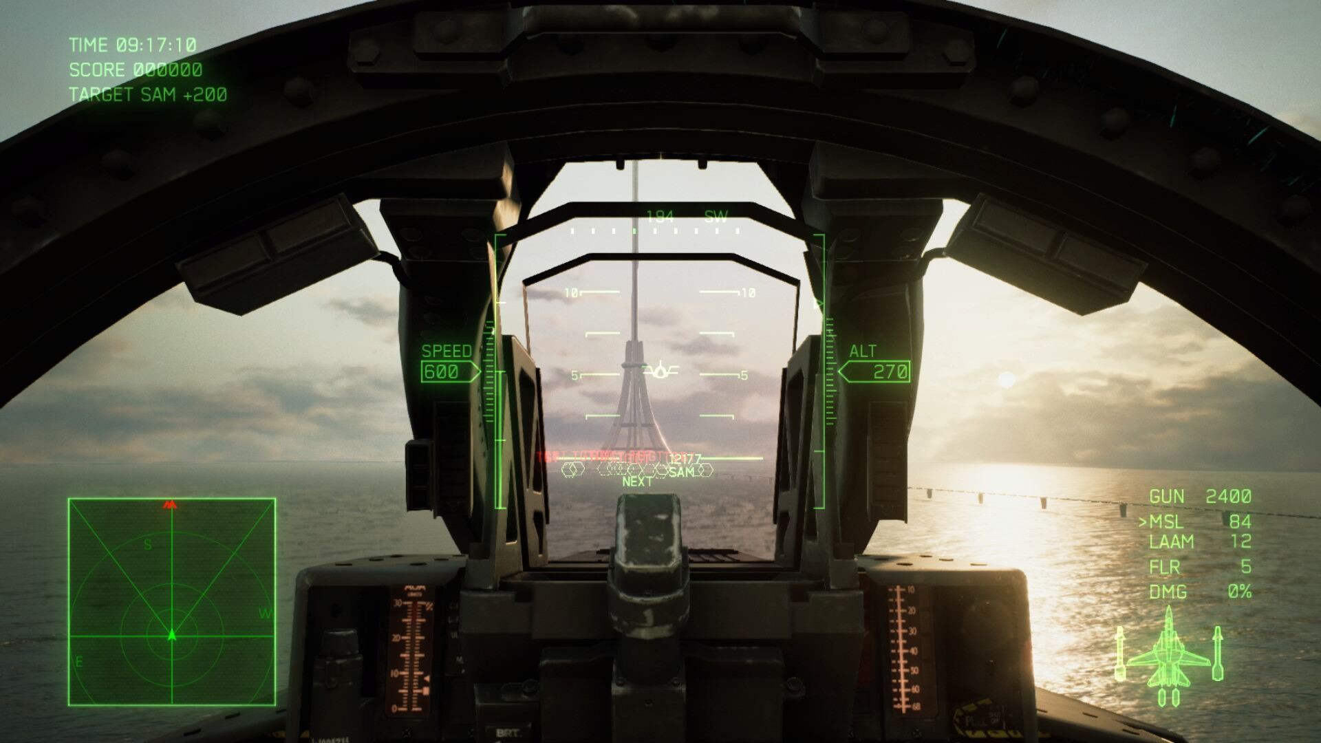 Ace Combat 7 Skies Unknown PS4 oyun içi görsel 1