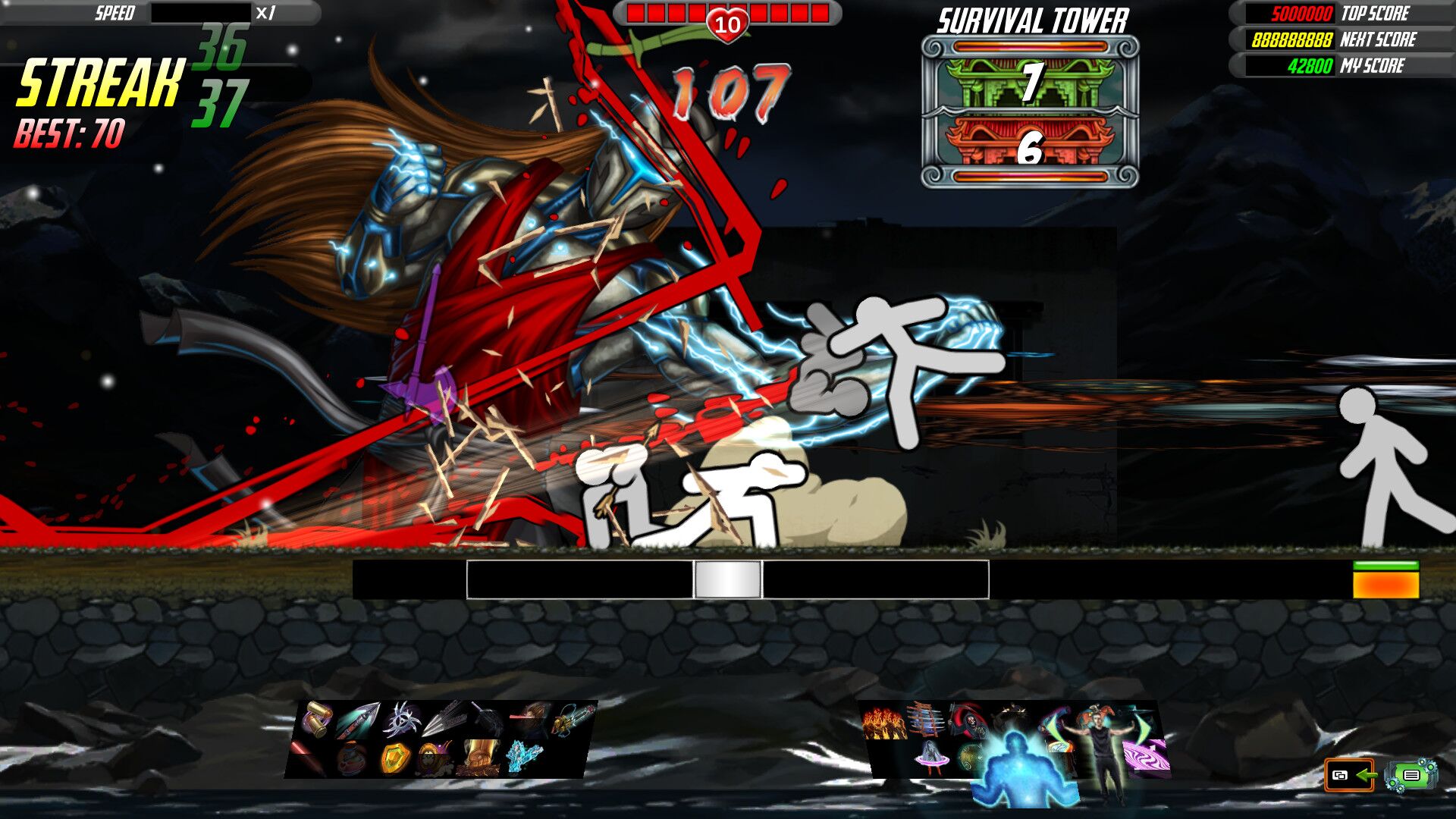 One Finger Death Punch 2 Steam Key oyun içi görsel 2
