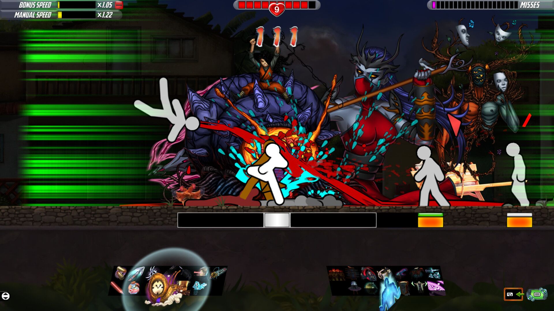 One Finger Death Punch 2 Steam Key oyun içi görsel 3