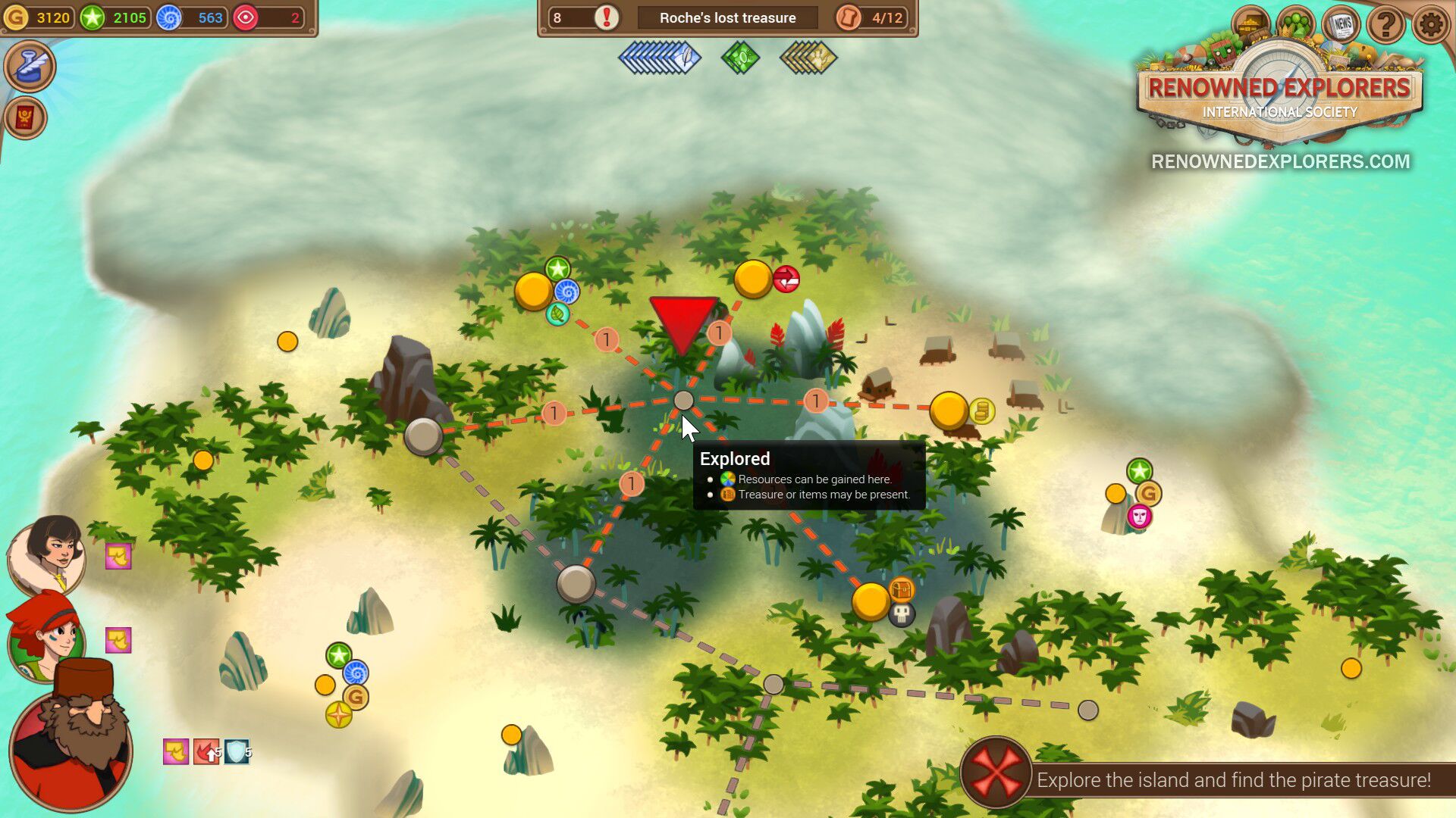 Renowned Explorers: International Society Steam Key oyun içi görsel 2