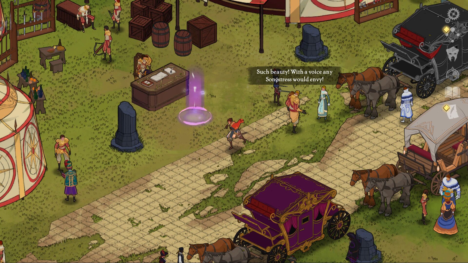 Masquerada: Songs and Shadows Steam Key oyun içi görsel 2