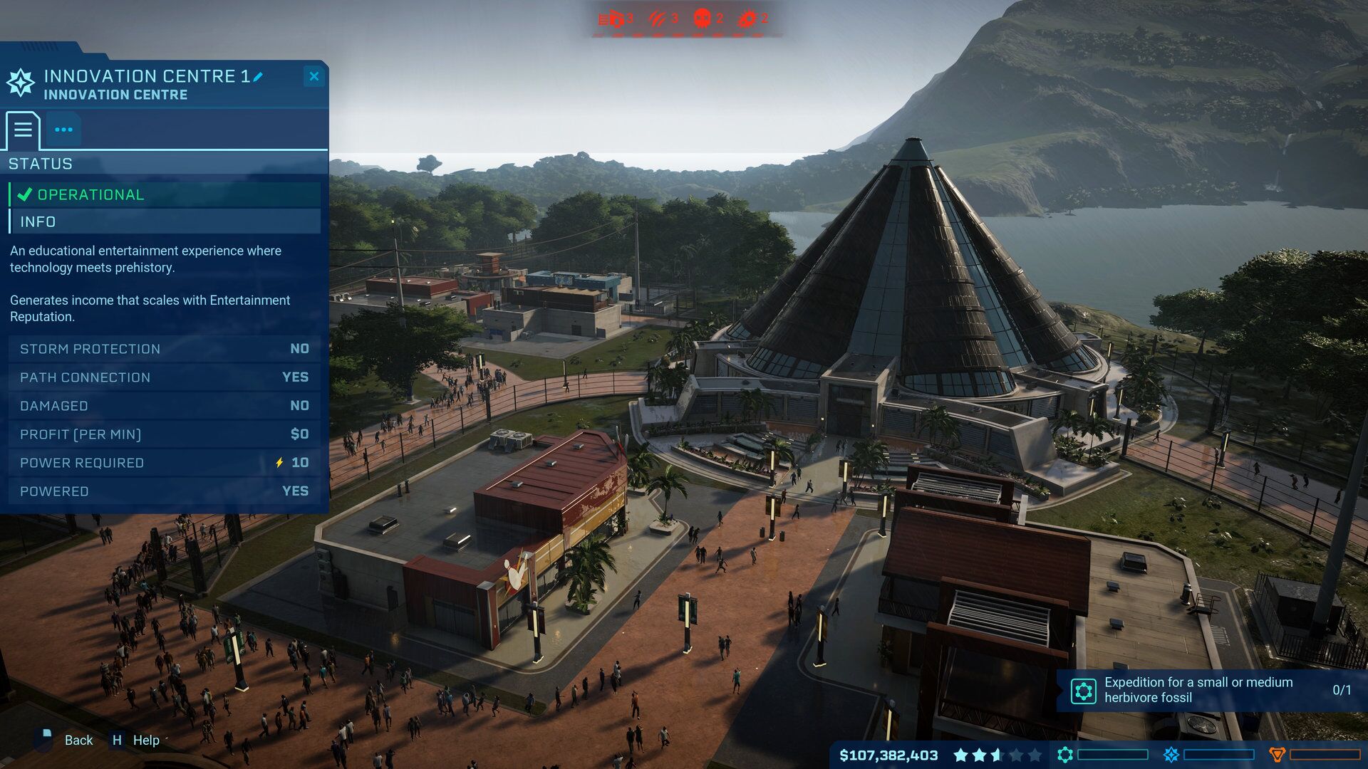 Jurassic World Evolution Steam Key oyun içi görsel 2