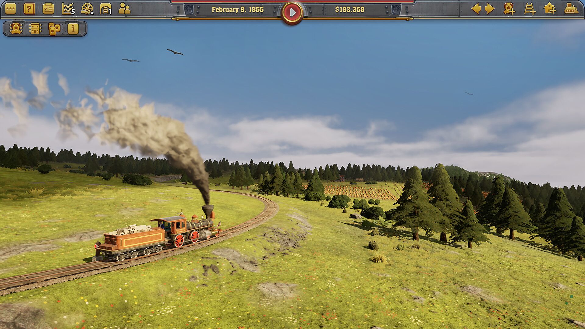 Railway Empire Steam Key oyun içi görsel 1