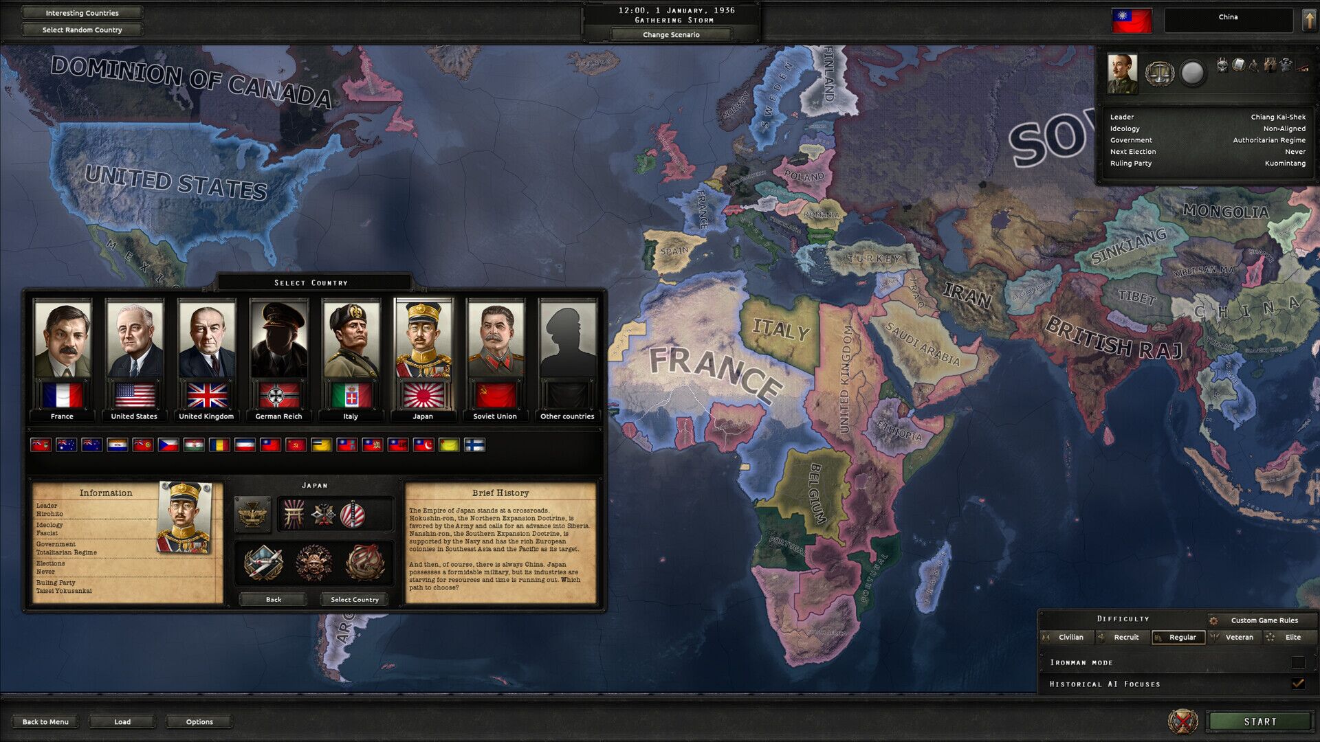 Hearts of Iron IV oyun içi görsel 2