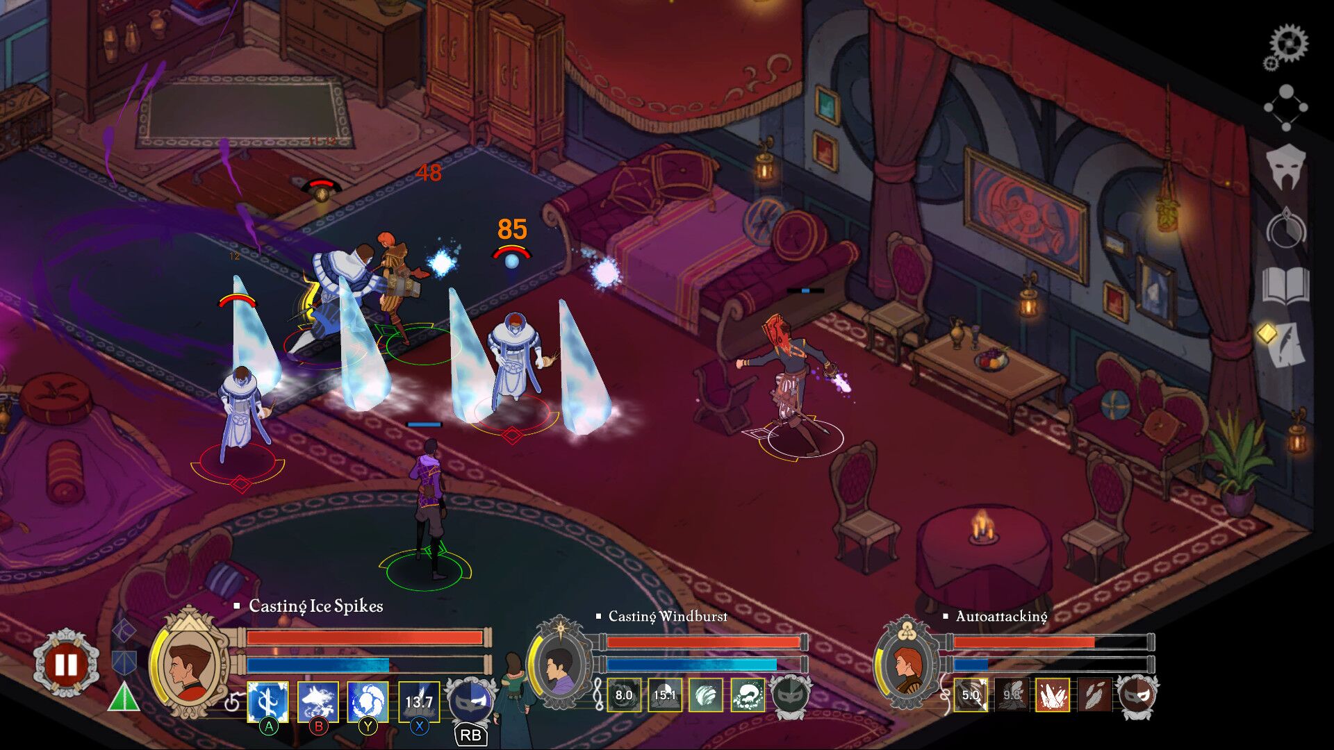 Masquerada: Songs and Shadows Steam Key oyun içi görsel 3