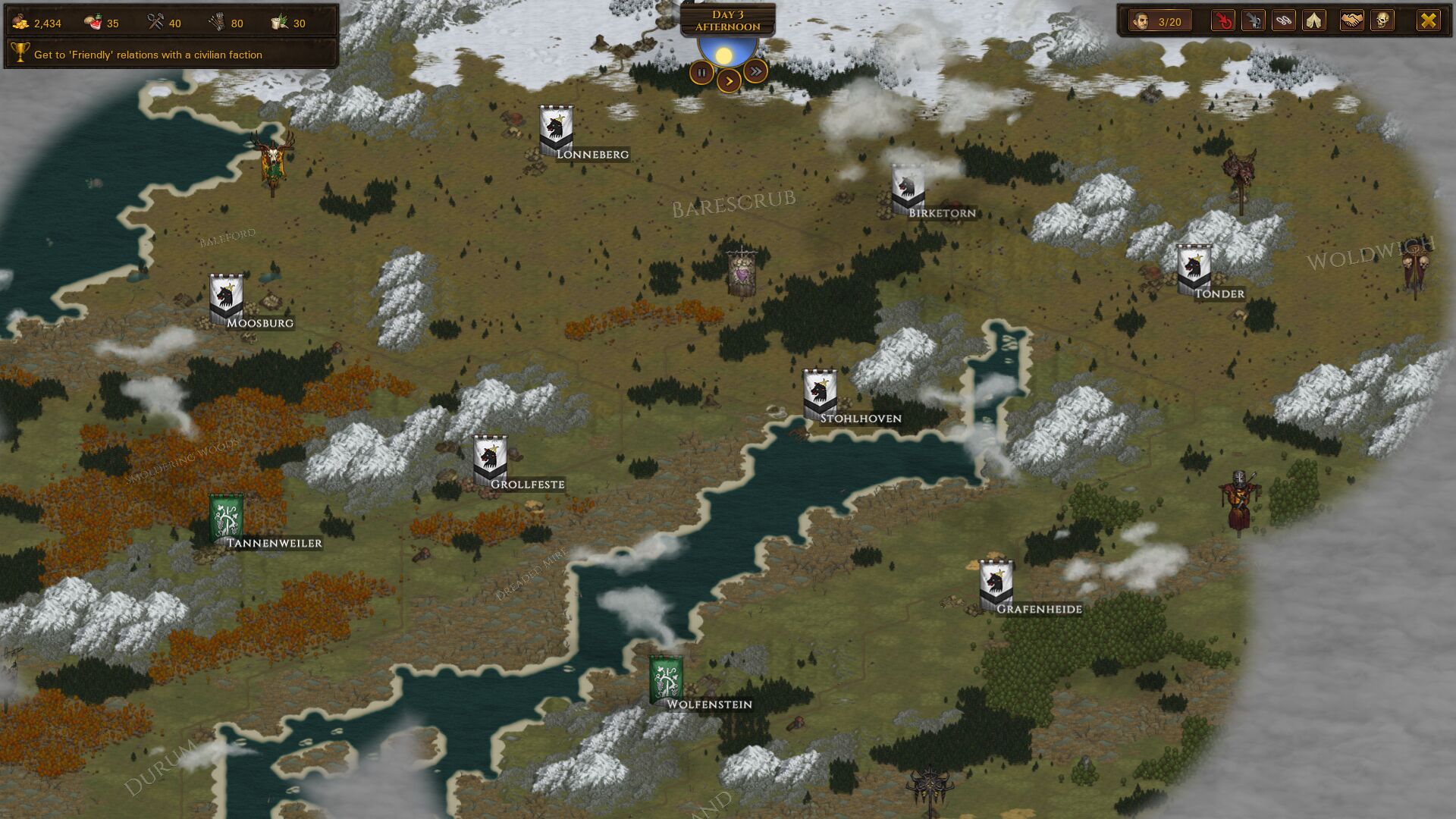 Battle Brothers oyun içi görsel 2