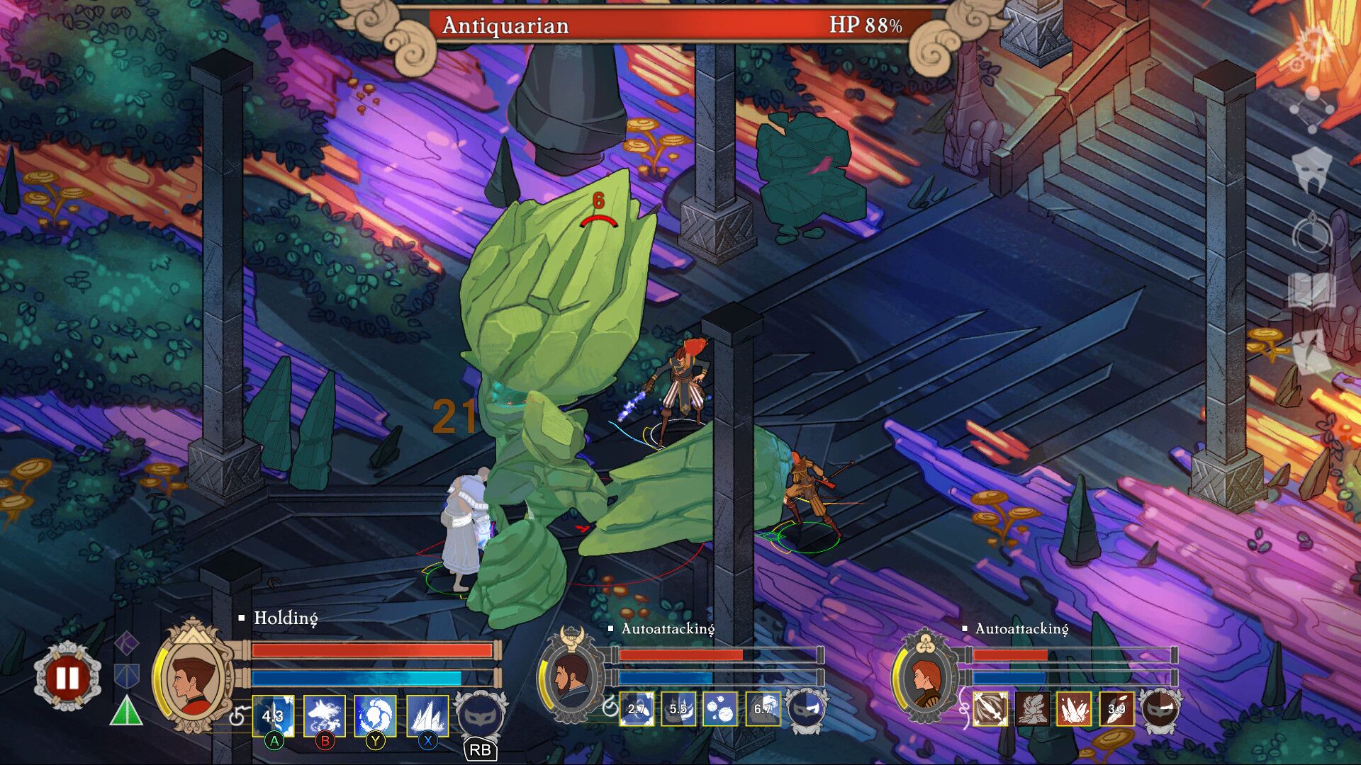 Masquerada: Songs and Shadows Steam Key oyun içi görsel 1