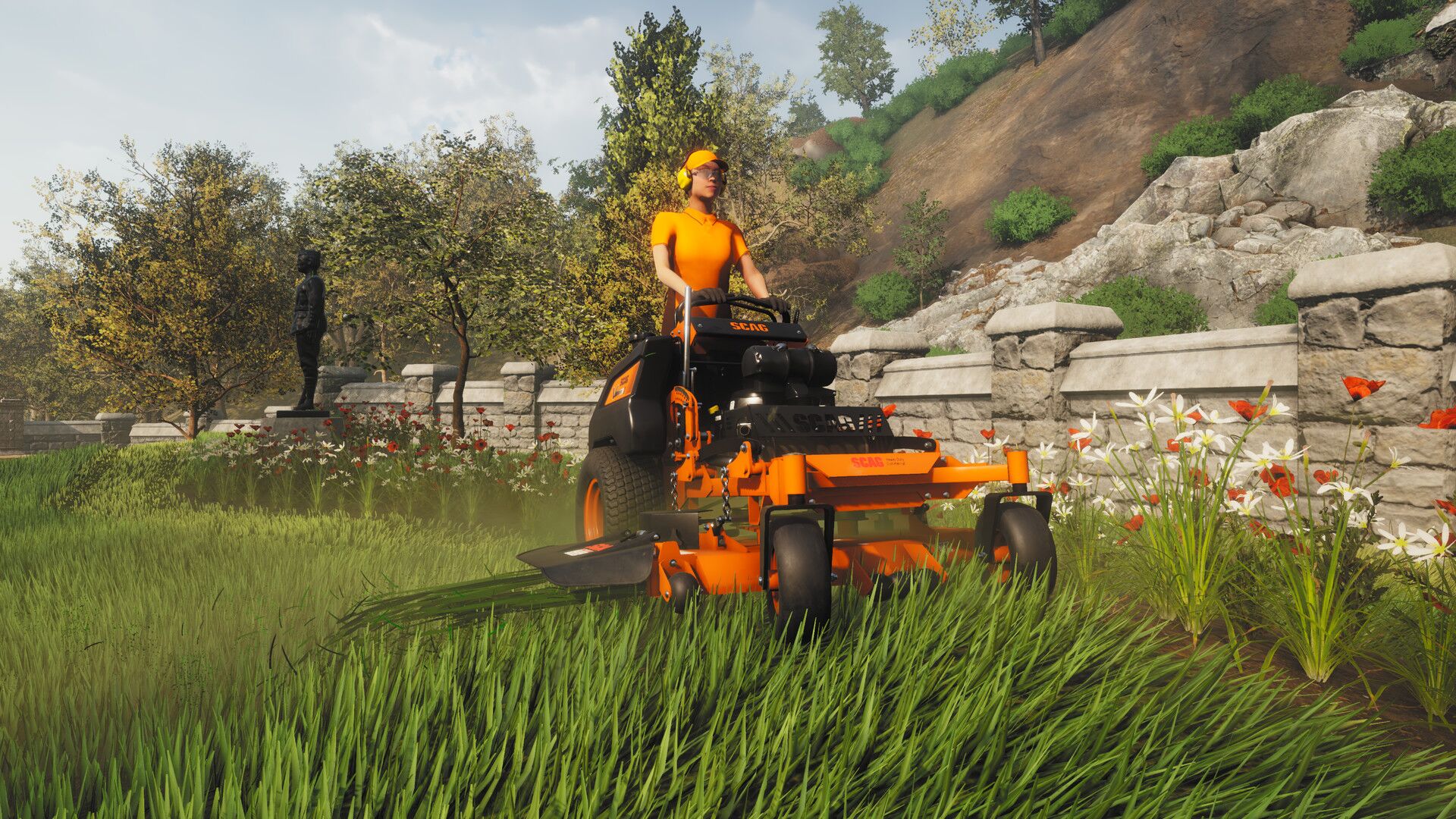 Lawn Mowing Simulator oyun içi görsel 1