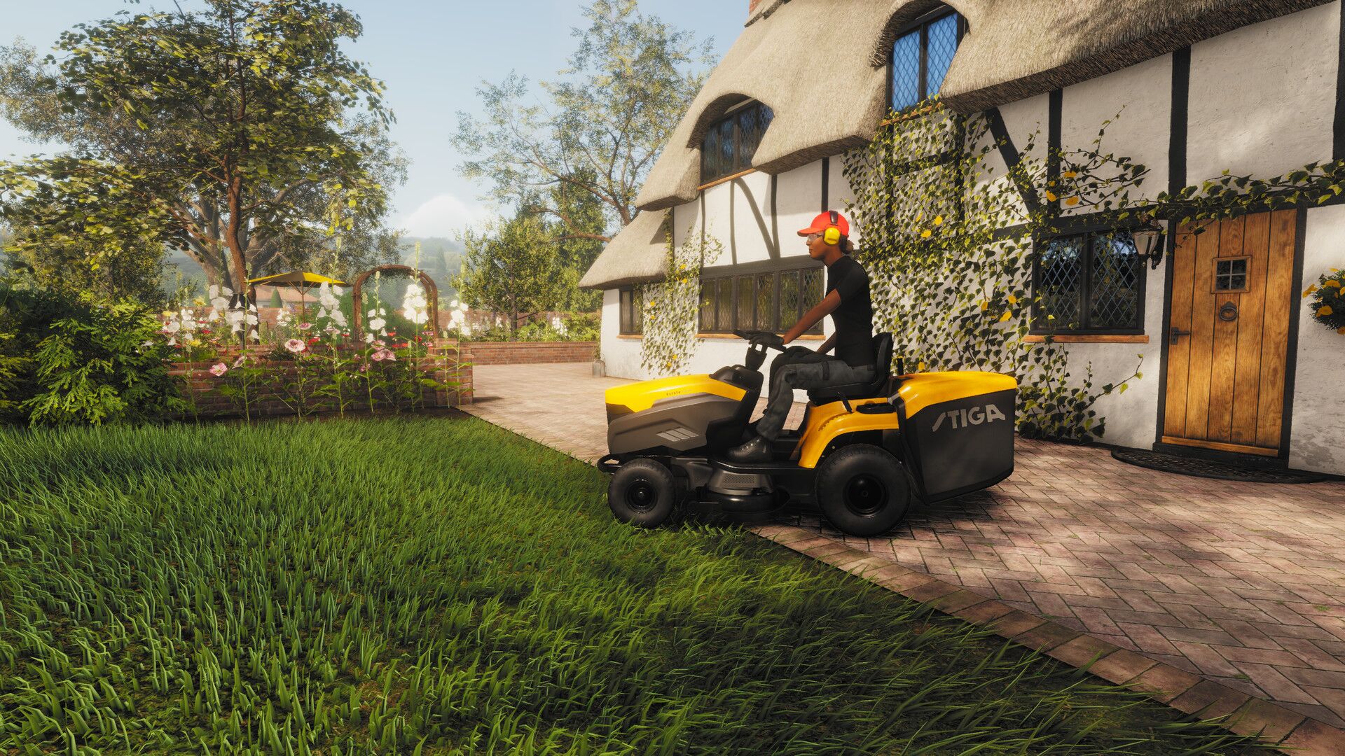 Lawn Mowing Simulator oyun içi görsel 3