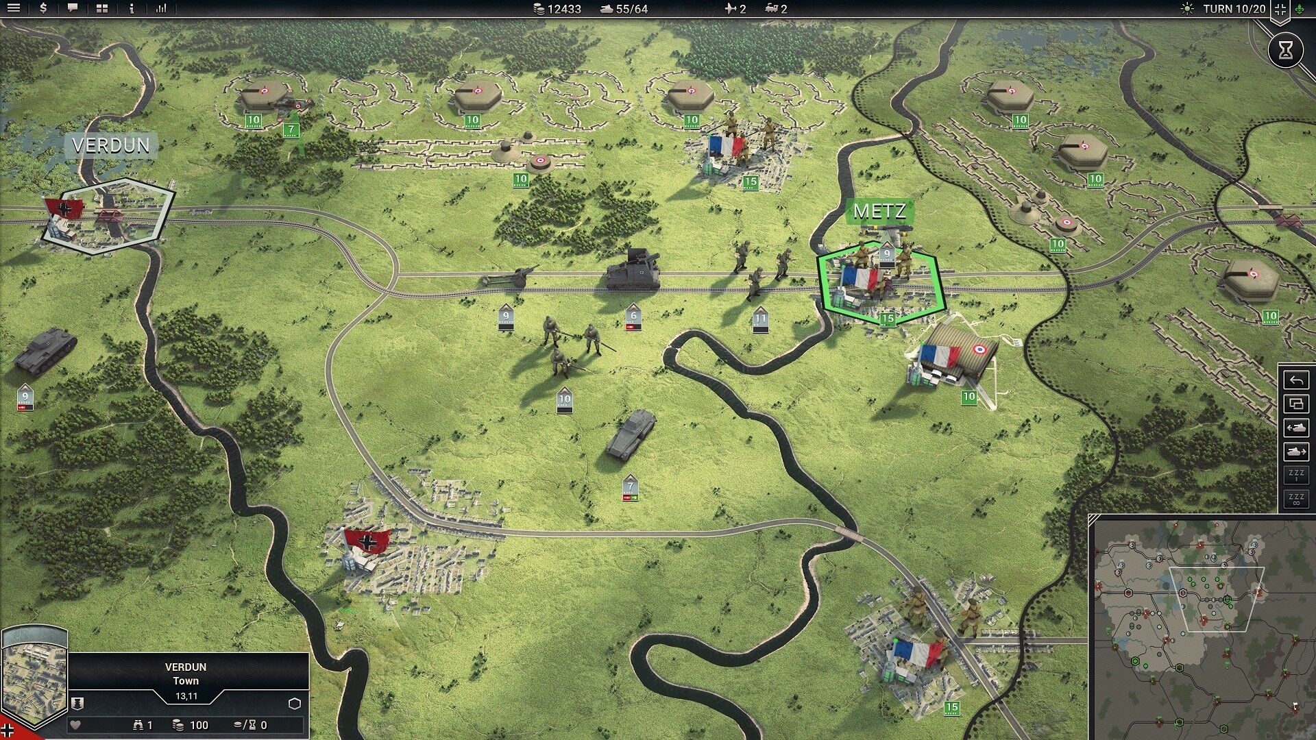 Panzer Corps 2 oyun içi görsel 1