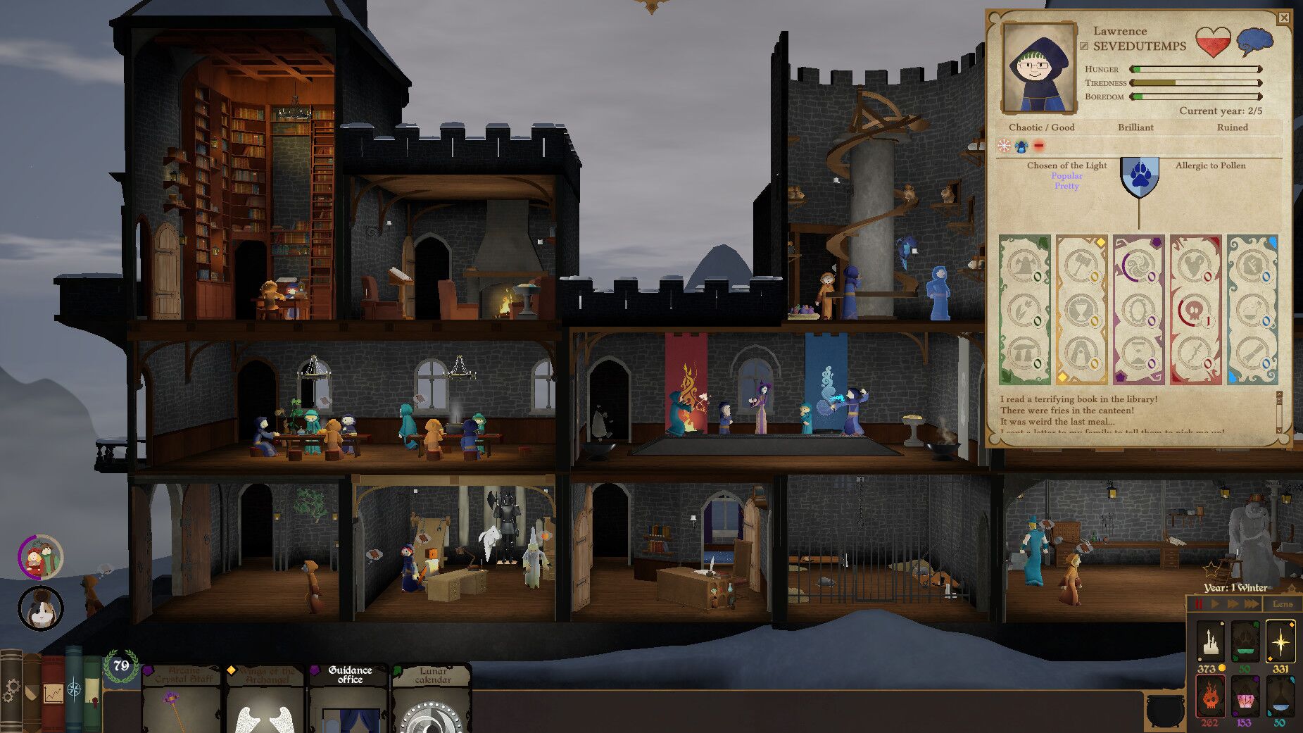 Spellcaster University oyun içi görsel 2