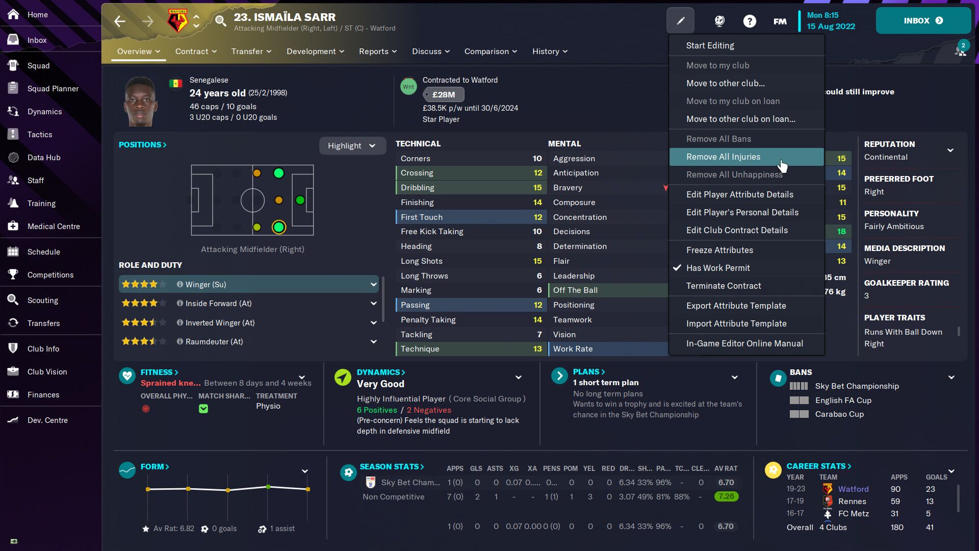 Football Manager 2023 In Game Editör Online oyun içi görsel 3