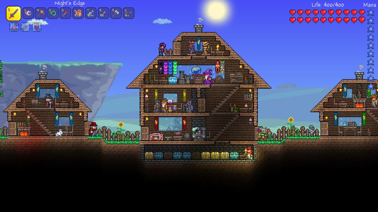 Terraria + Plug for Terraria + Multiplayer Terraria oyun içi görsel 1