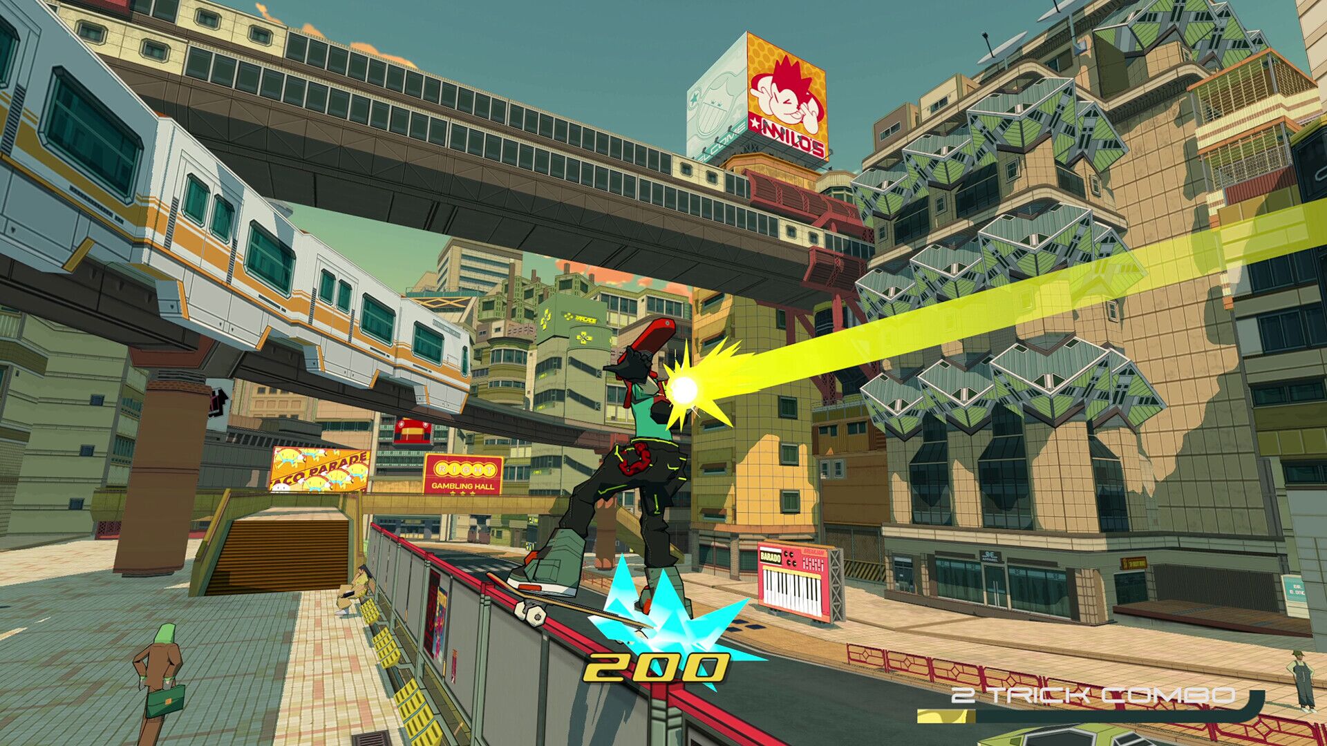 Bomb Rush Cyberfunk oyun içi görsel 1