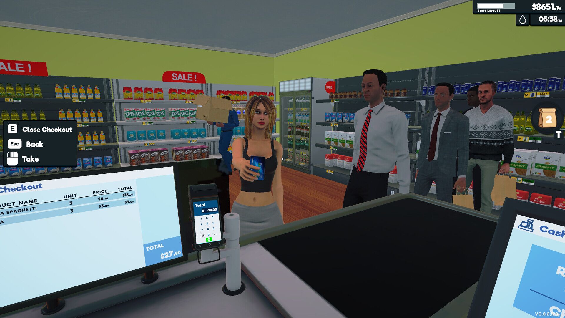 Supermarket Simulator oyun içi görsel 2