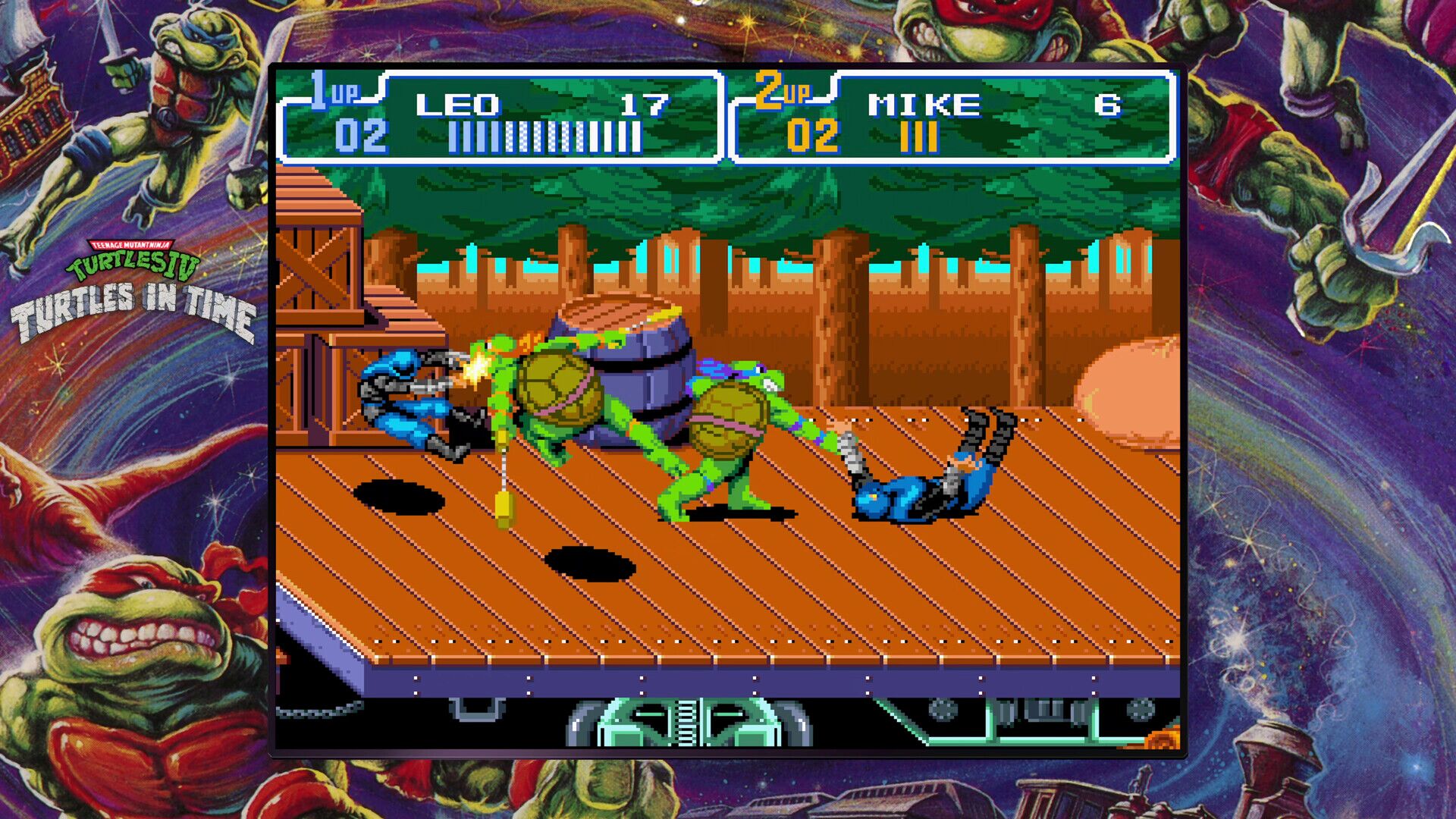 Teenage Mutant Ninja Turtles The Cowabunga Collection oyun içi görsel 3
