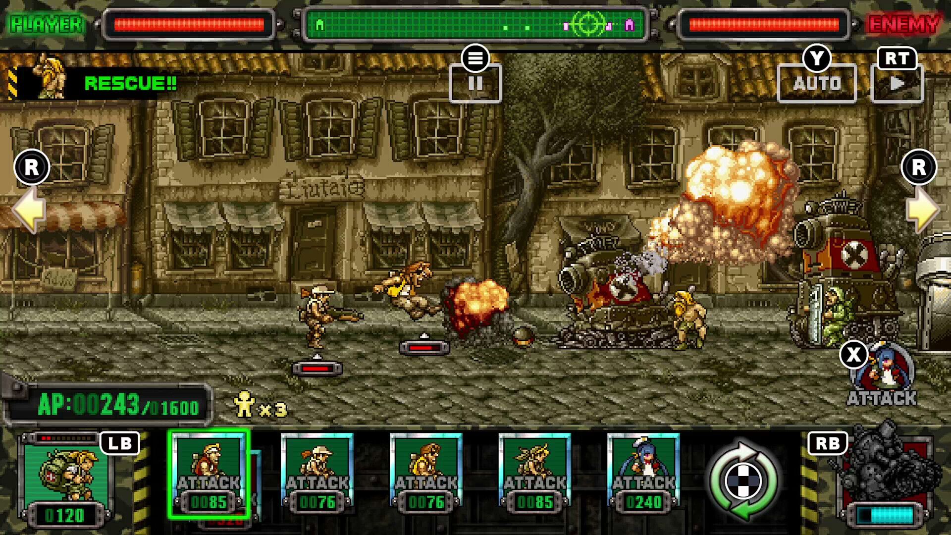METAL SLUG ATTACK RELOADED oyun içi görsel 1
