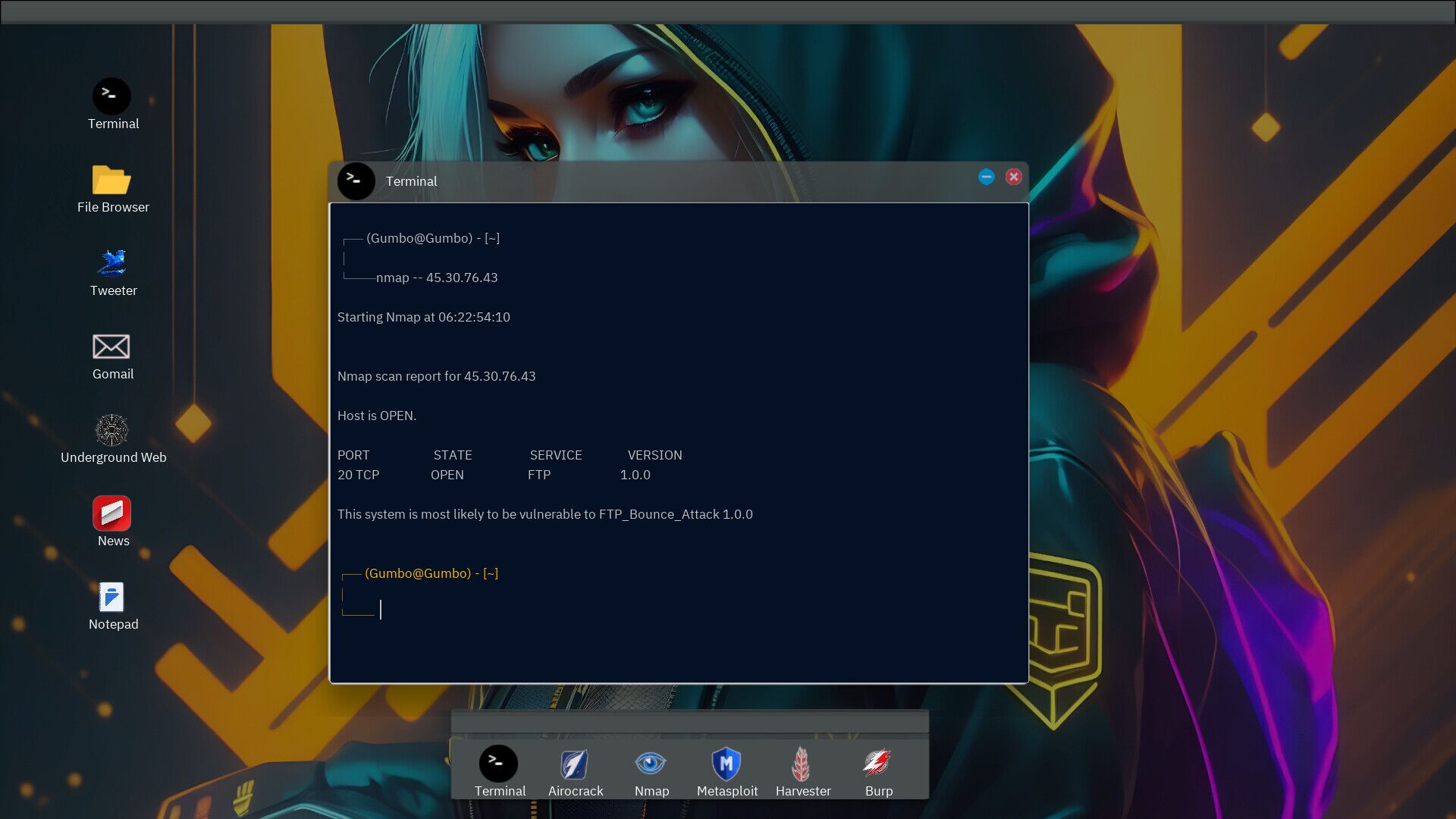 Anonymous Hacker Simulator oyun içi görsel 1