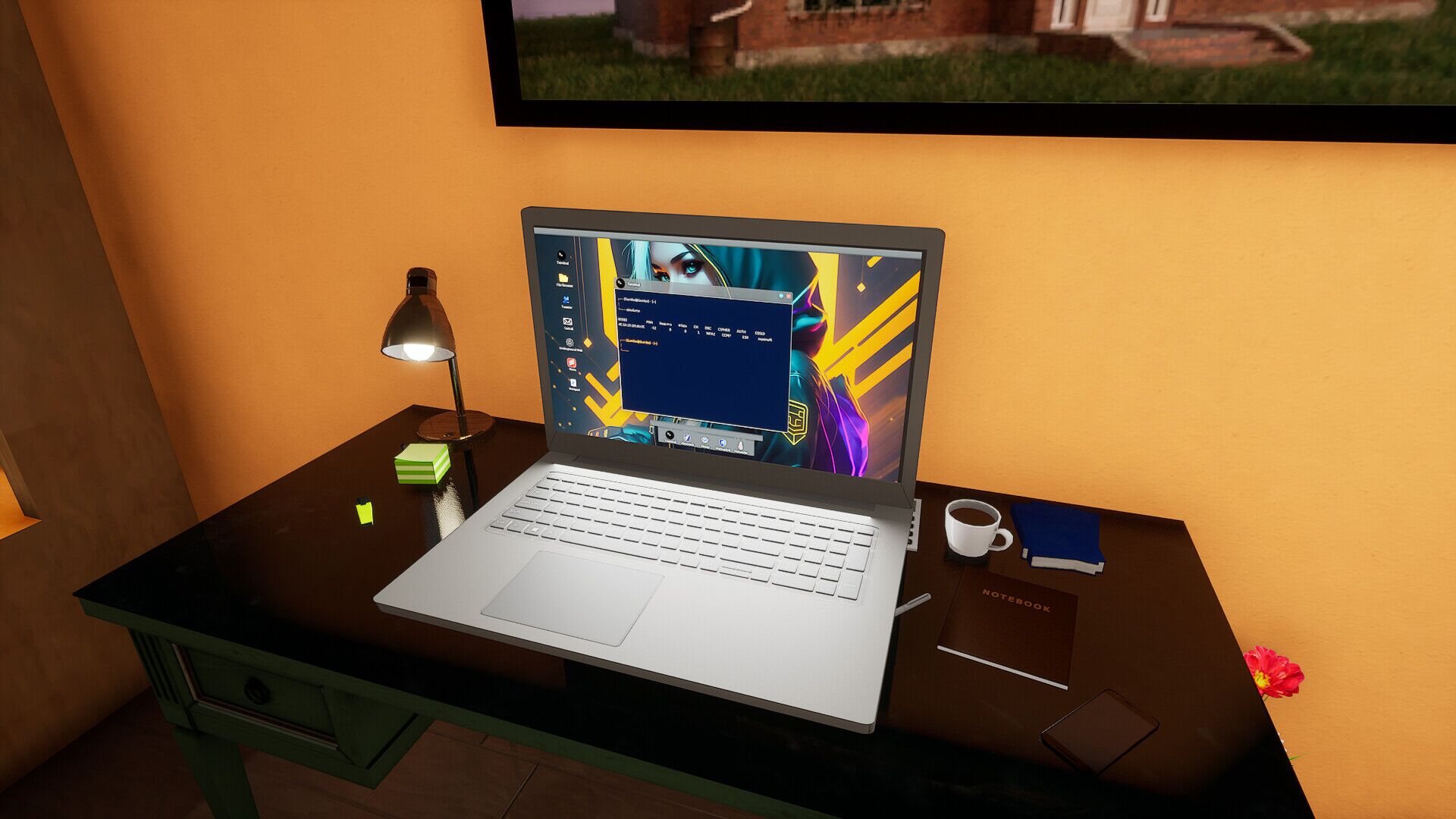 Anonymous Hacker Simulator oyun içi görsel 3