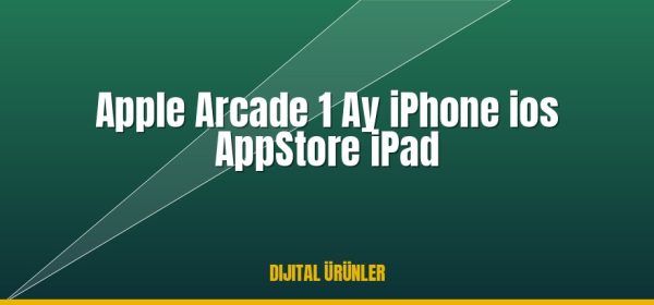 Apple Arcade 1 Ay iPhone ios AppStore iPad ucuz satın al - Tiriniti