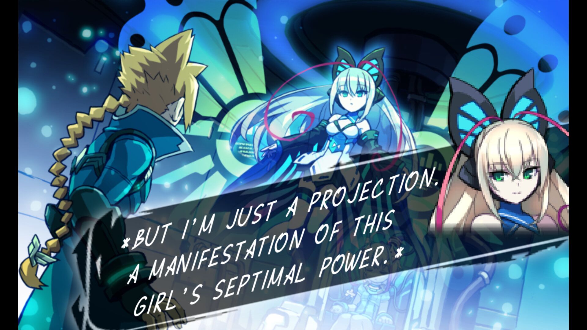 Azure Striker Gunvolt oyun içi görsel 1