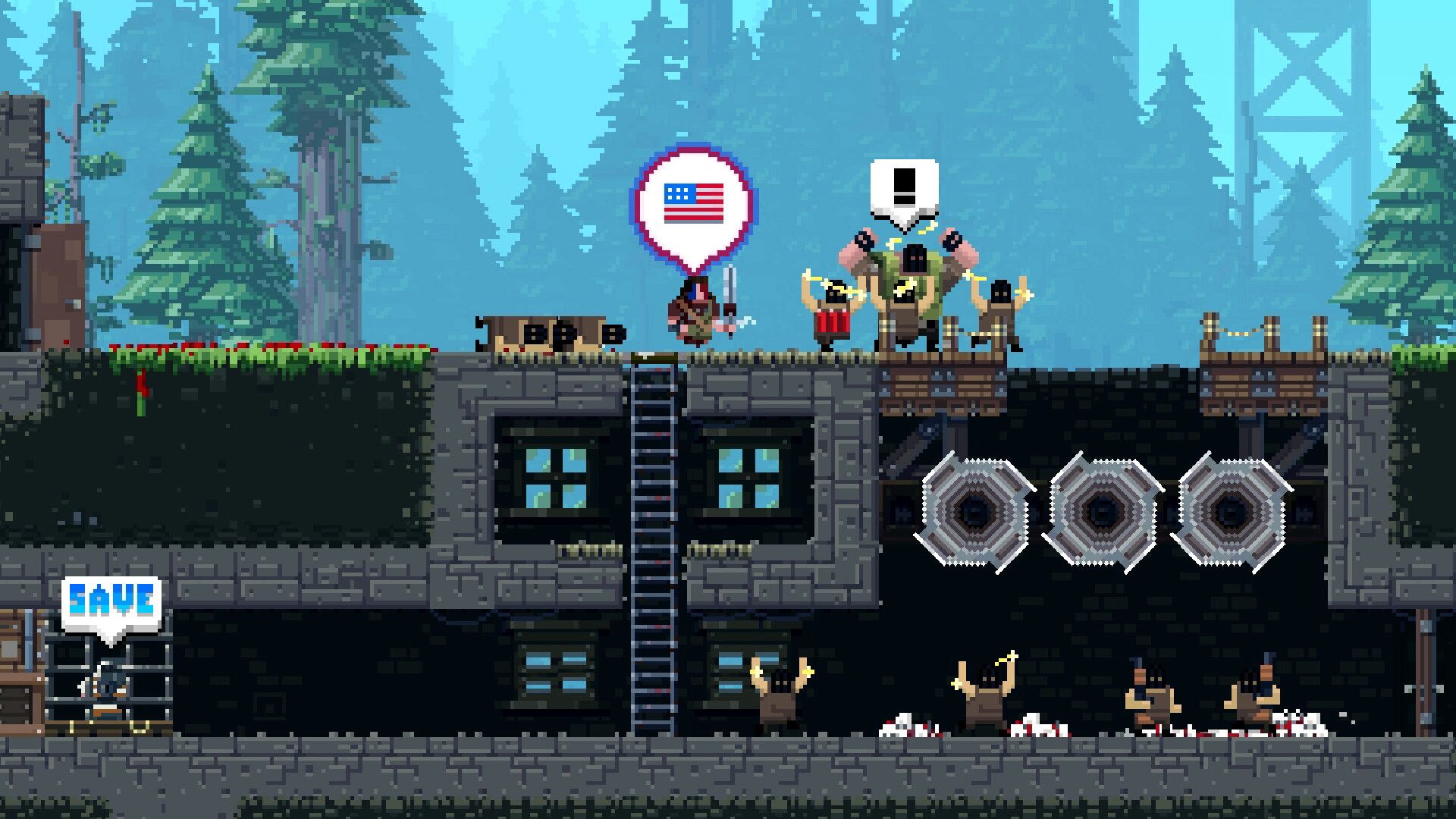 Broforce oyun içi görsel 3