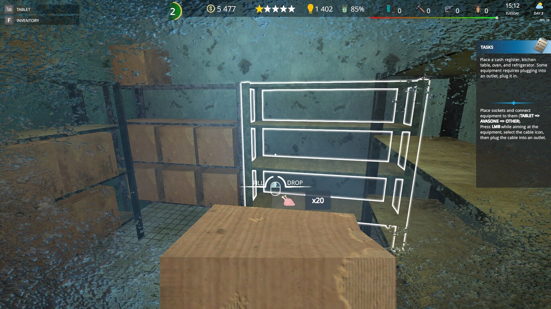 Cafe Owner Simulator oyun içi görsel 2