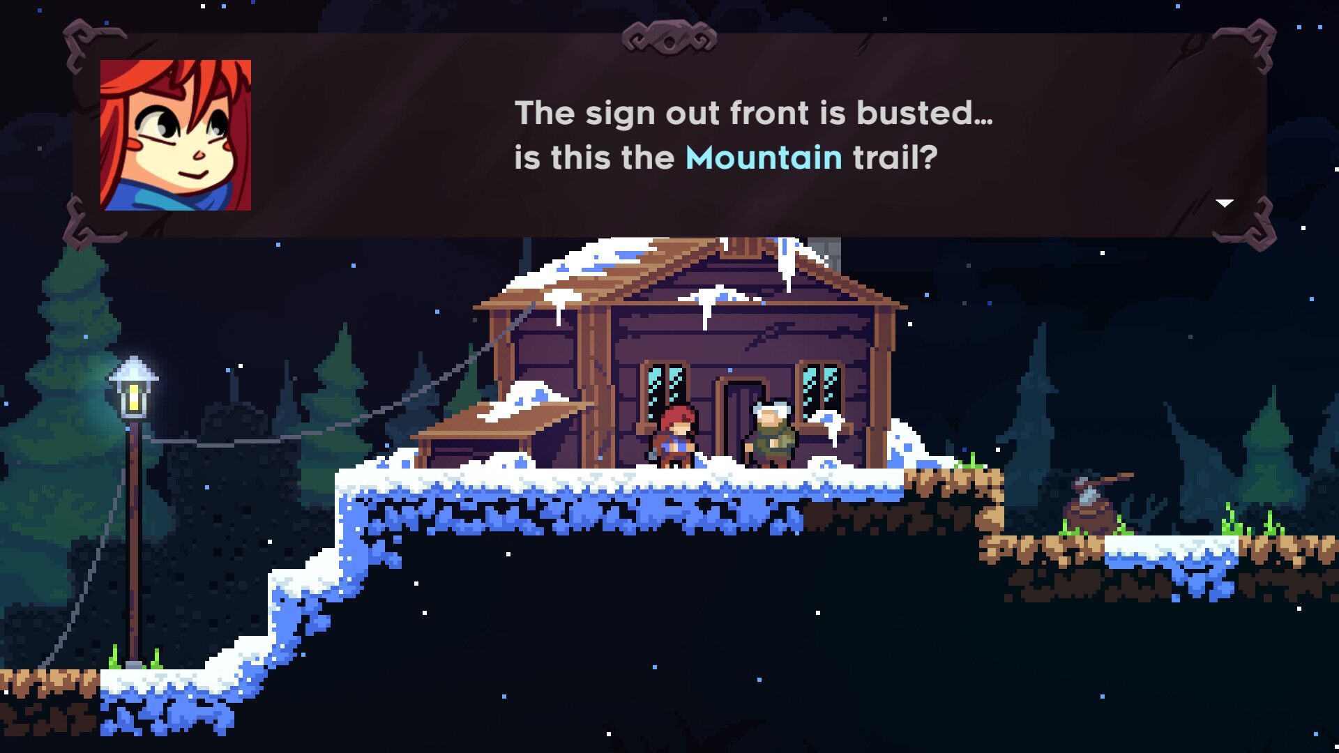 Celeste oyun içi görsel 1