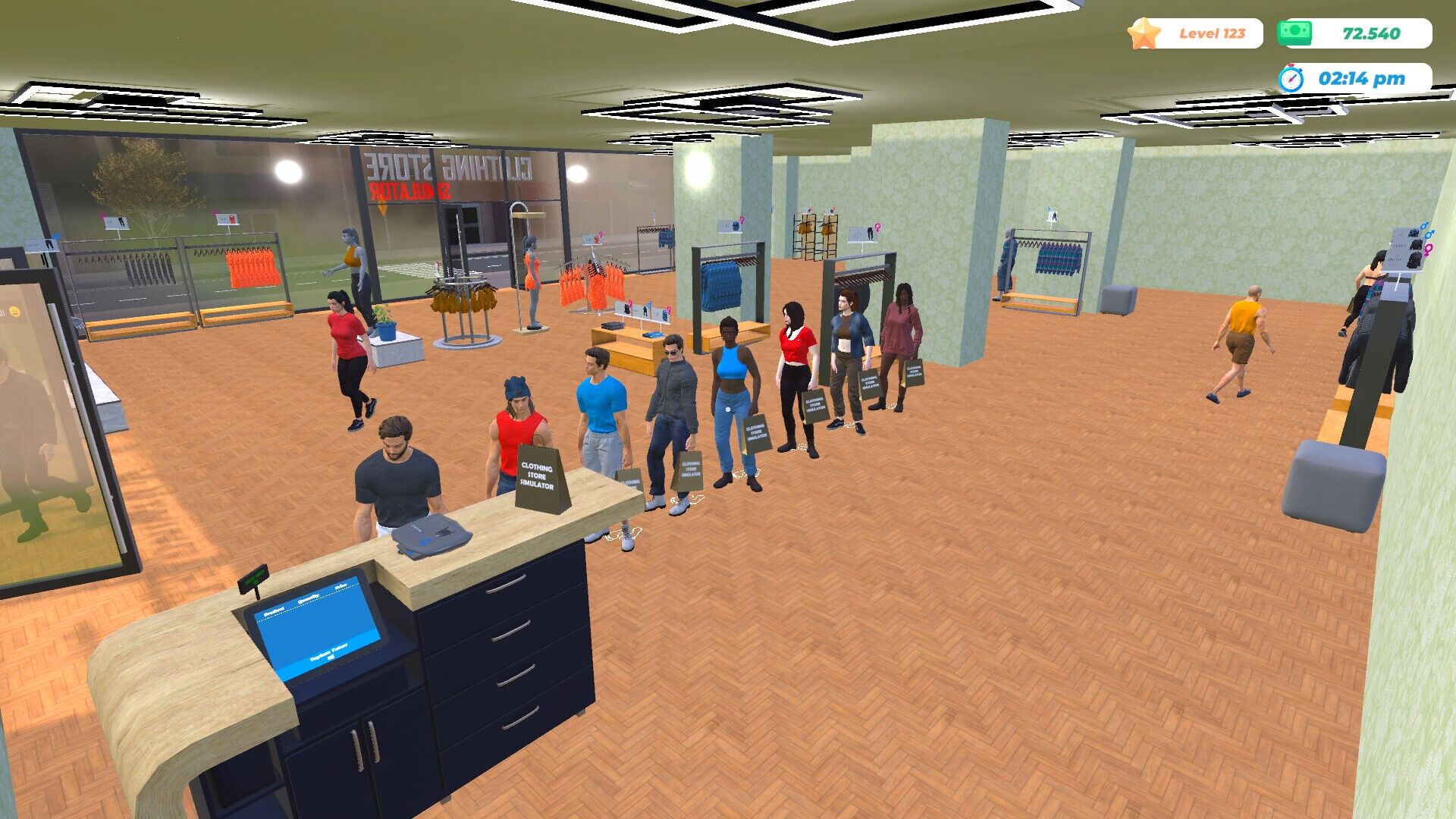 Clothing Store Simulator oyun içi görsel 1