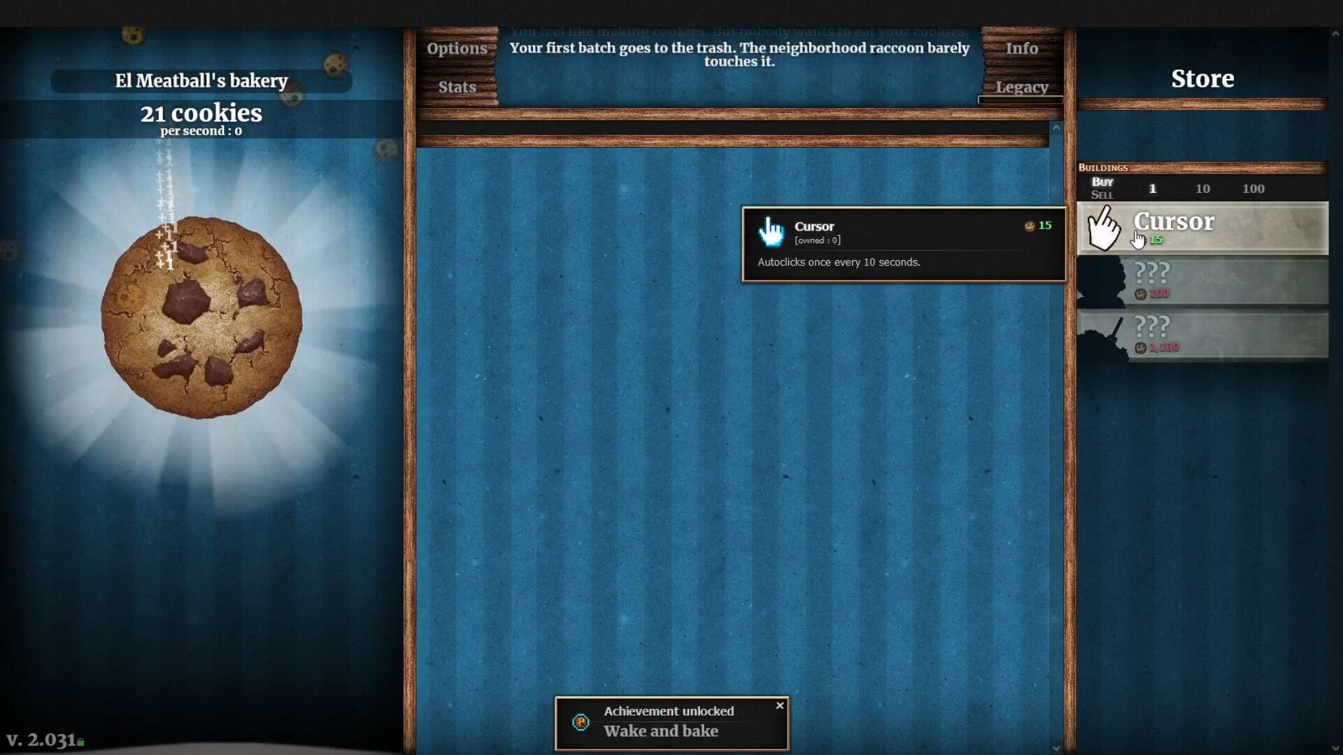 Cookie Clicker oyun içi görsel 1