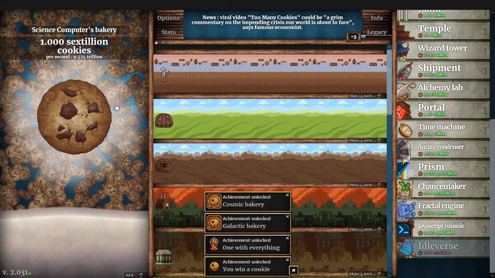 Cookie Clicker oyun içi görsel 2