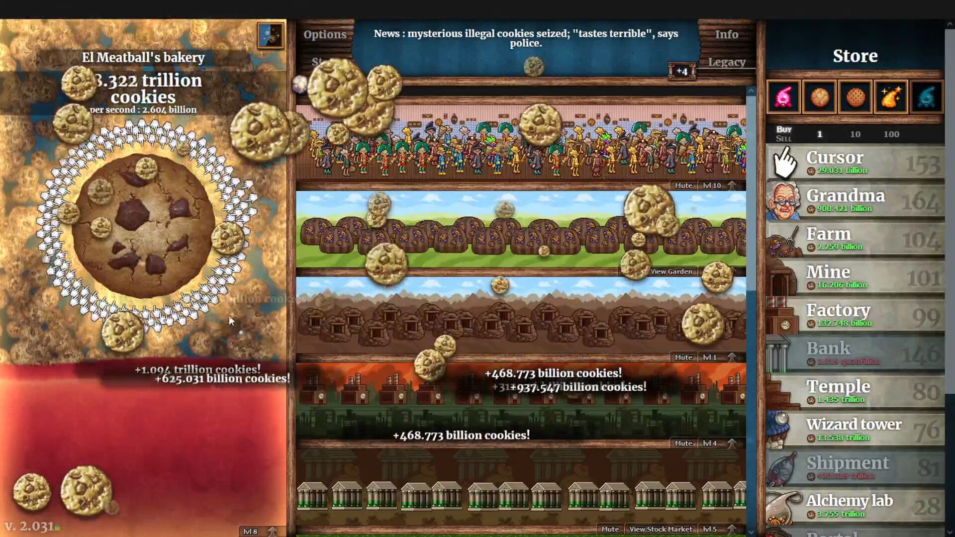 Cookie Clicker oyun içi görsel 3