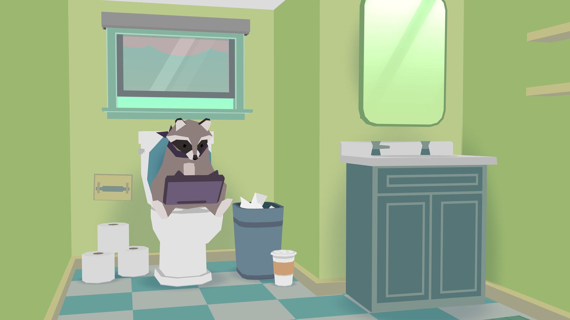Donut County oyun içi görsel 2