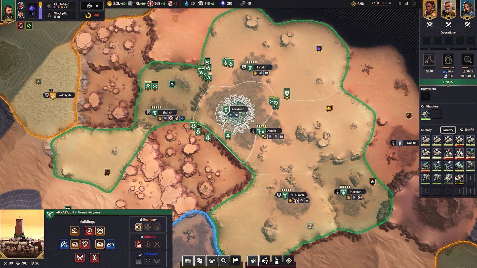 Dune: Spice Wars oyun içi görsel 2