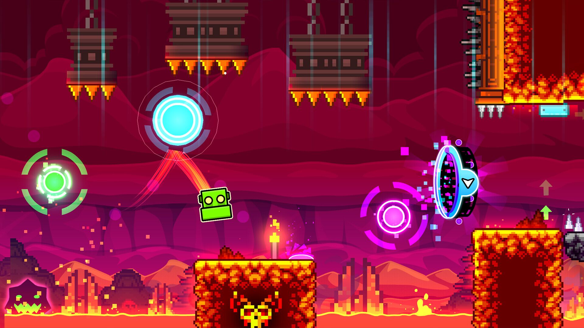 Geometry Dash + SubZero + Meltdown iPhone ios AppStore oyun içi görsel 1