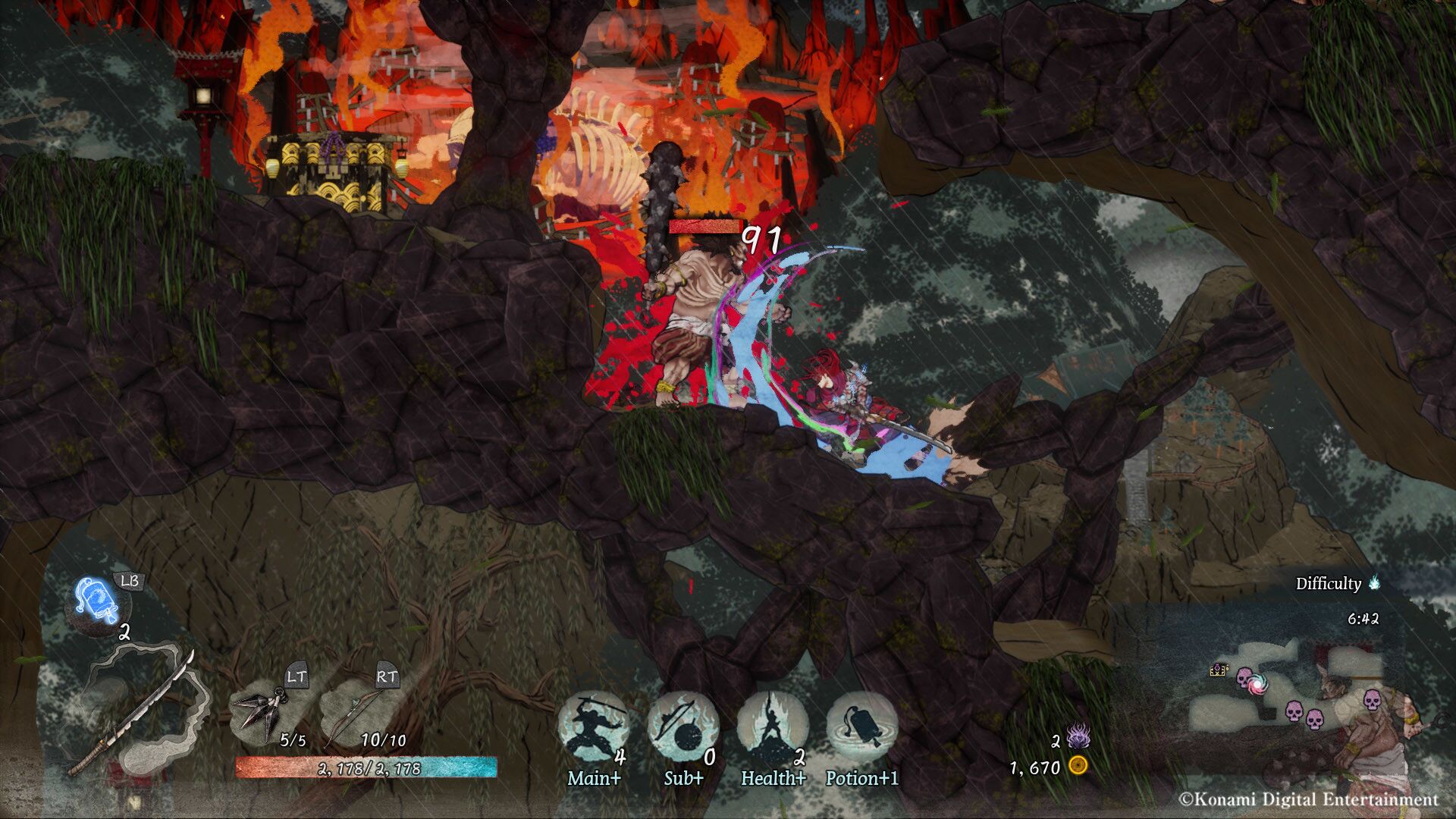 GetsuFumaDen: Undying Moon oyun içi görsel 3