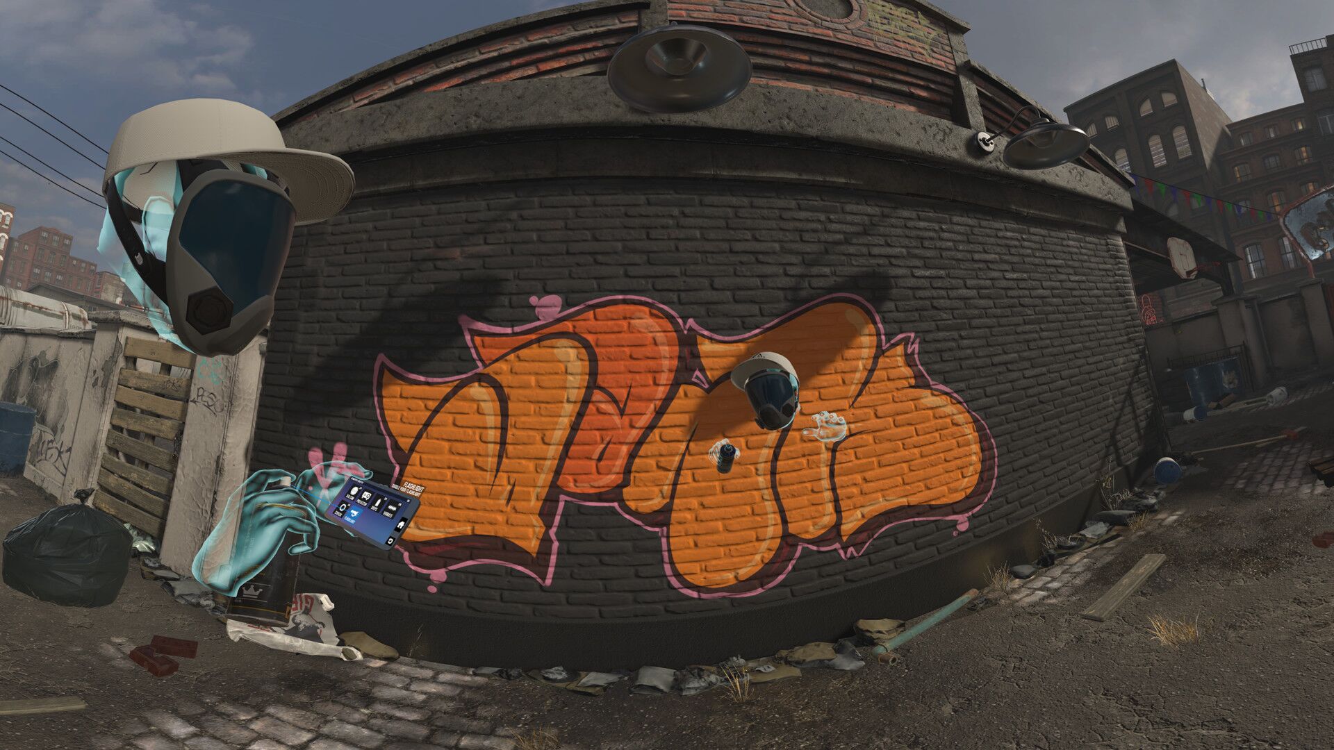 Kingspray Graffiti VR oyun içi görsel 2