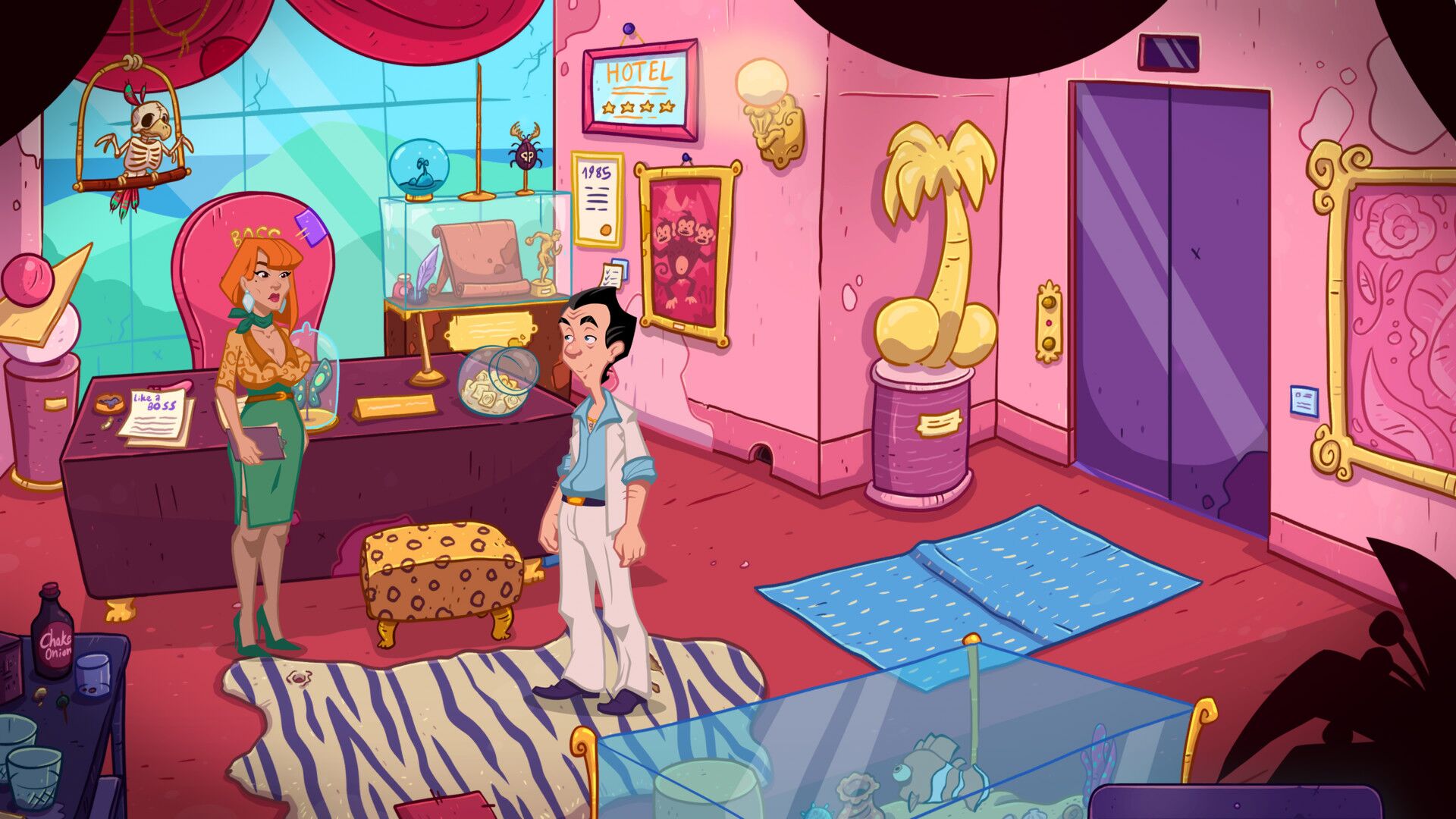 Leisure Suit Larry + Real Steel iPhone ios AppStore oyun içi görsel 1