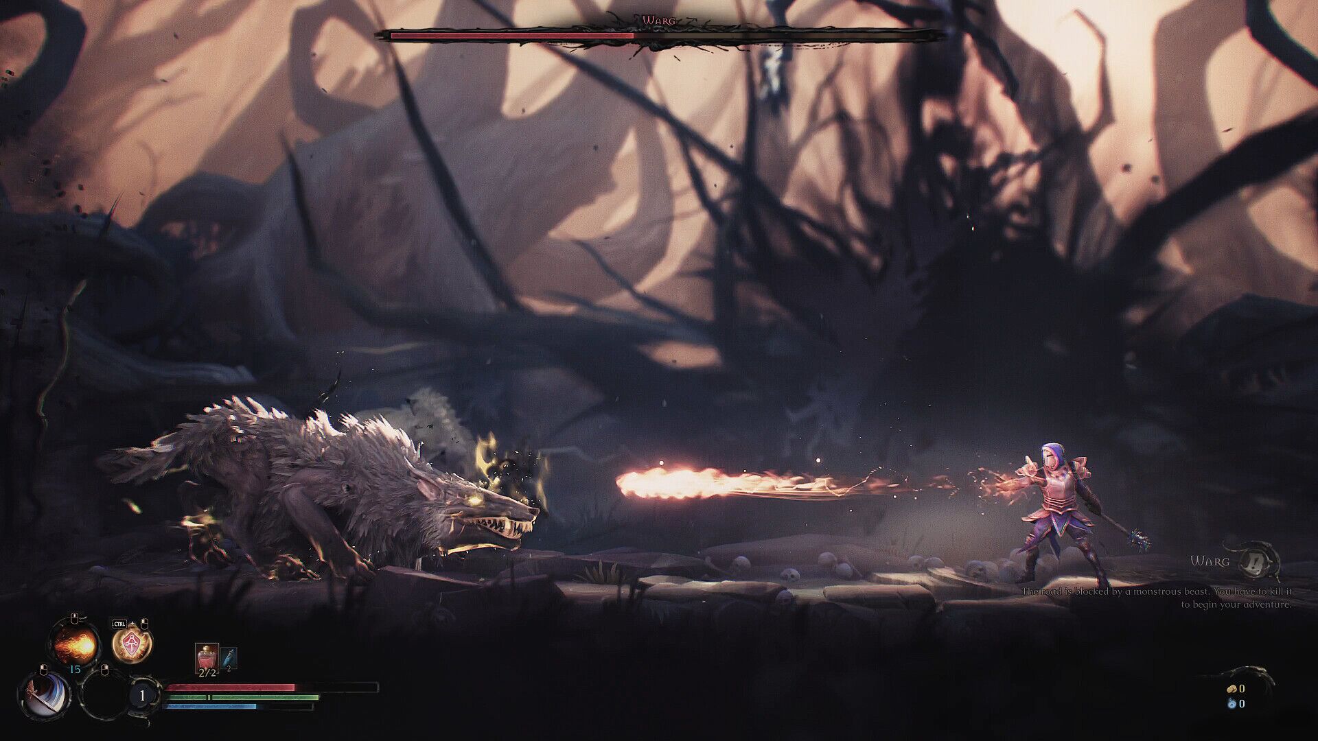 Mandragora: Whispers of the Witch Tree oyun içi görsel 1