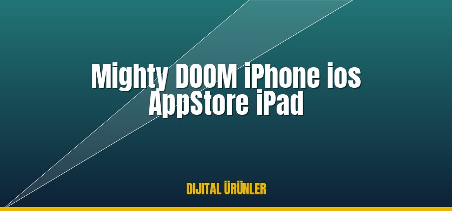 Mighty DOOM iPhone ios AppStore iPad ucuz satın al - Tiriniti