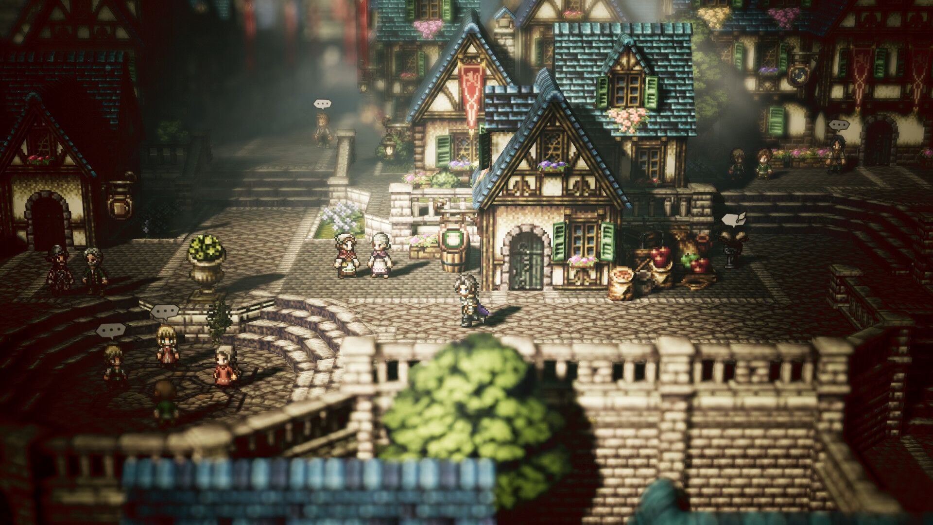 OCTOPATH TRAVELER oyun içi görsel 1