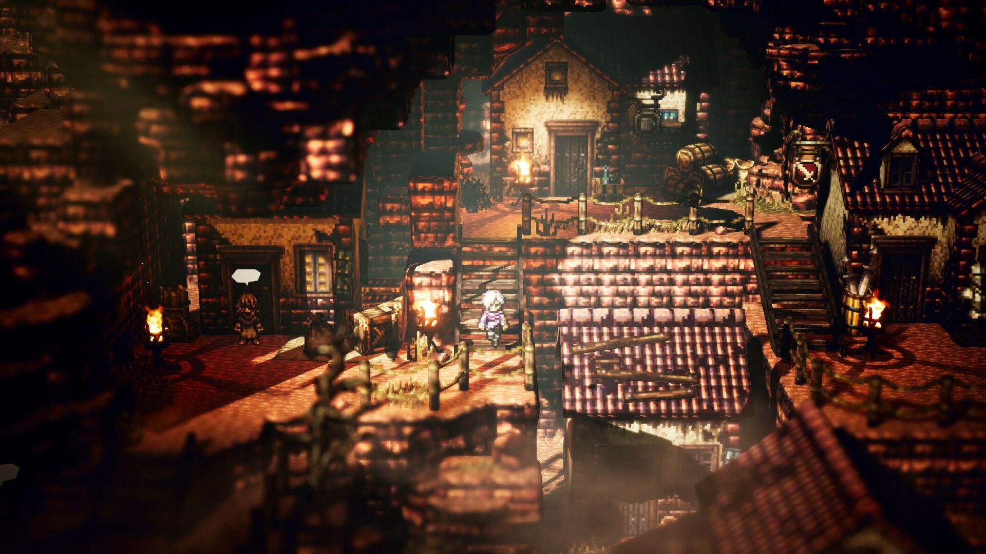 OCTOPATH TRAVELER oyun içi görsel 2