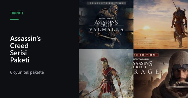 Assassin's Creed Serisi Paketi