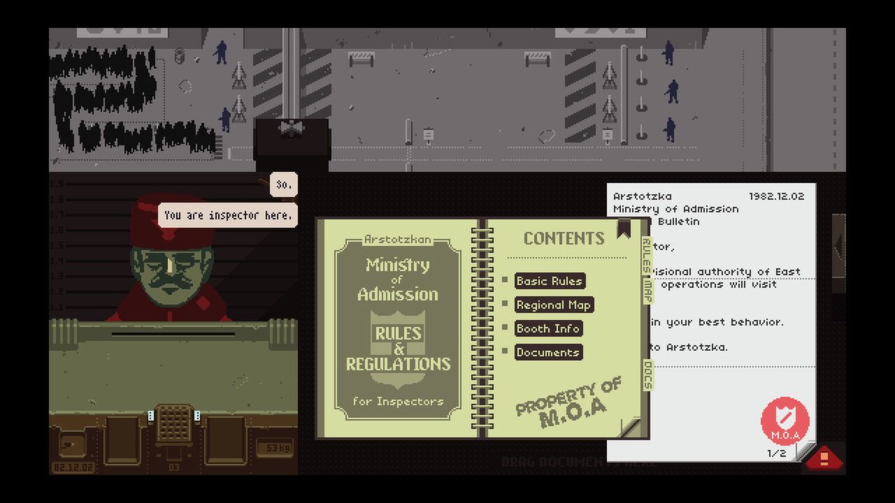 Papers Please + Tropico iPhone ios AppStore iPad oyun içi görsel 3