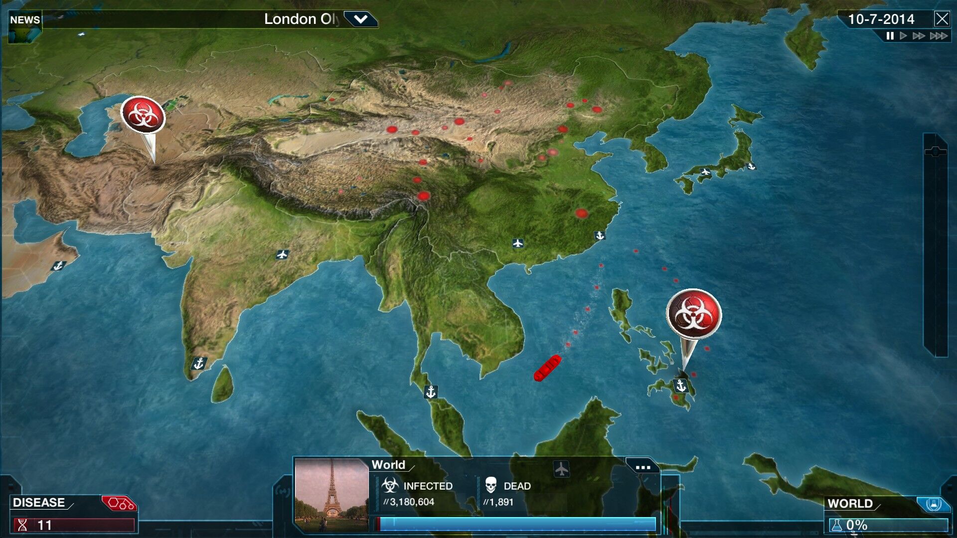 Plague Inc + Scenario Creator ios iPhone AppStore iPad oyun içi görsel 3