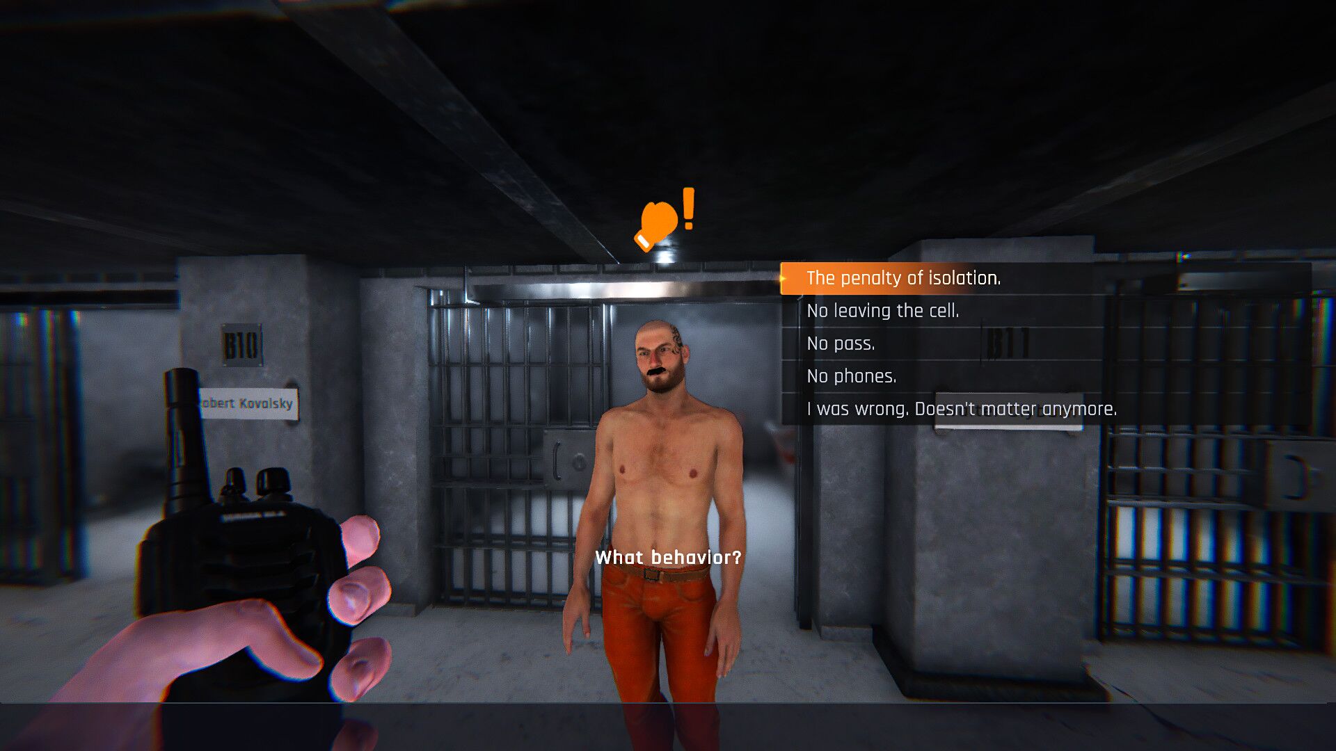 Prison Simulator oyun içi görsel 3