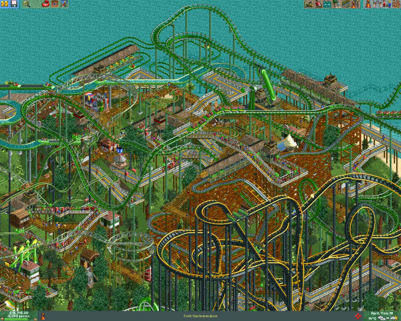 RollerCoaster Tycoon 2: Triple Thrill Pack oyun içi görsel 1