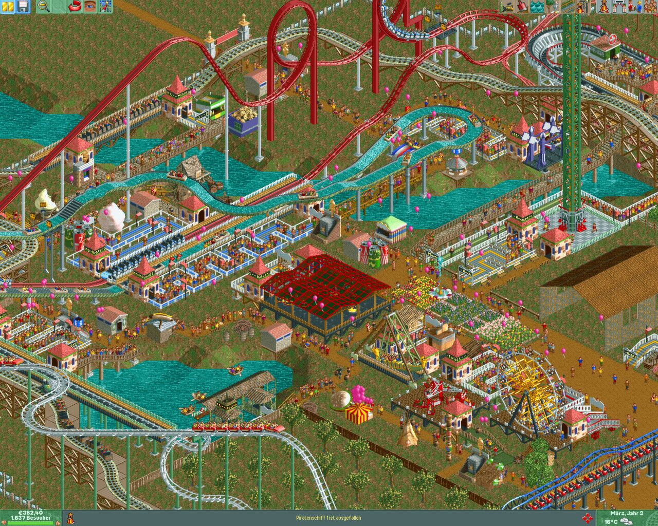 RollerCoaster Tycoon 2: Triple Thrill Pack oyun içi görsel 2