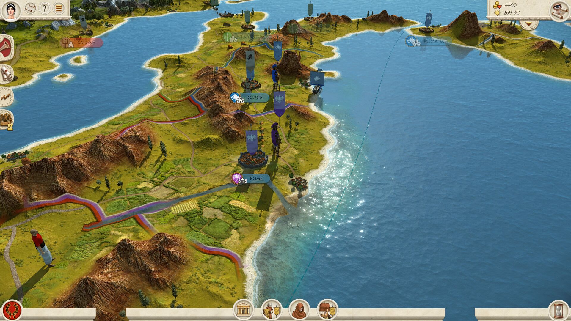 ROME Total War + Barbarian Invasion iPhone ios AppStore oyun içi görsel 2
